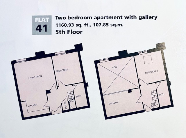 Flat 41 Canada Wharf, 255, Rotherhithe Street, London floorplan