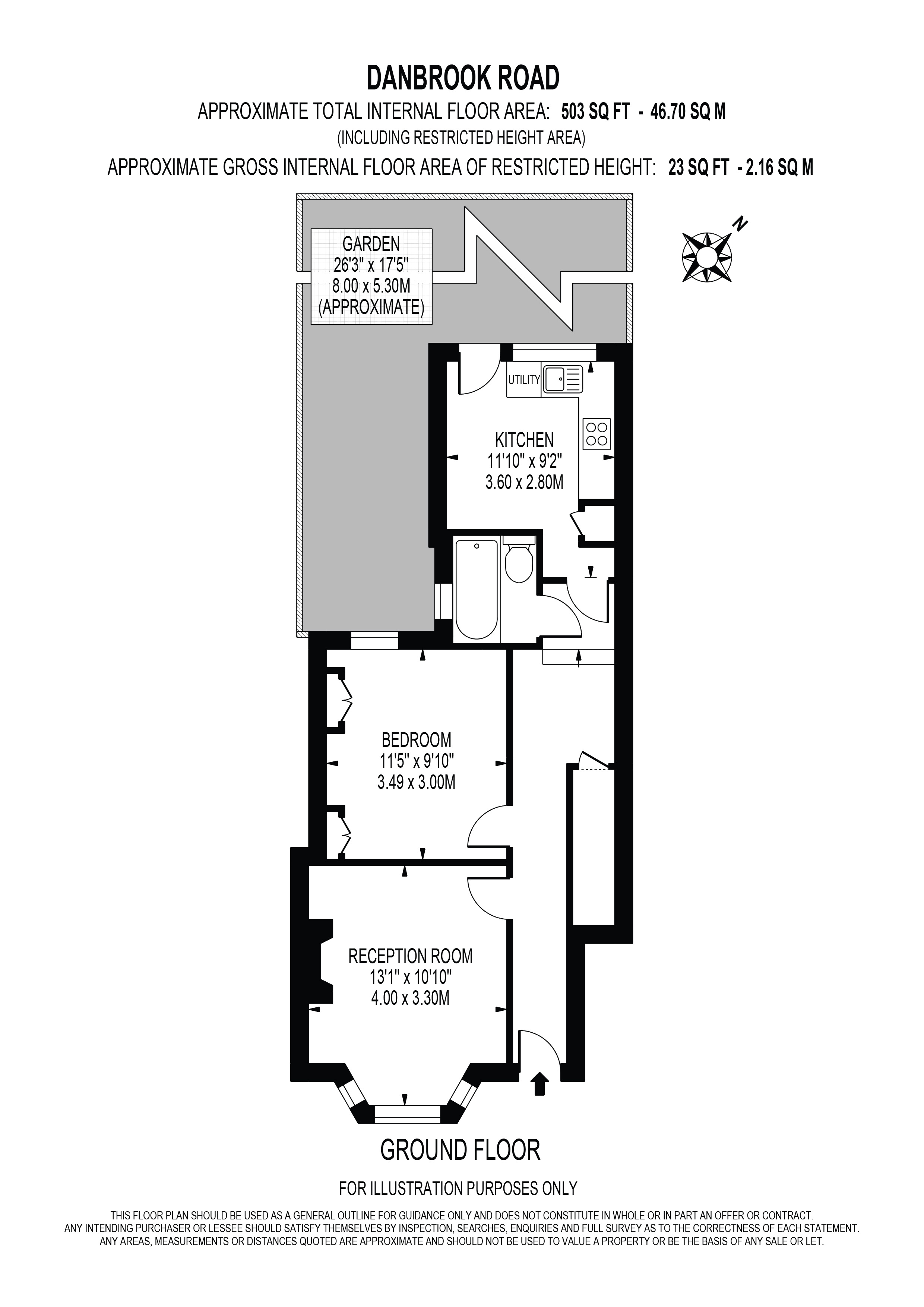 Danbrook Road, Streatham floorplan