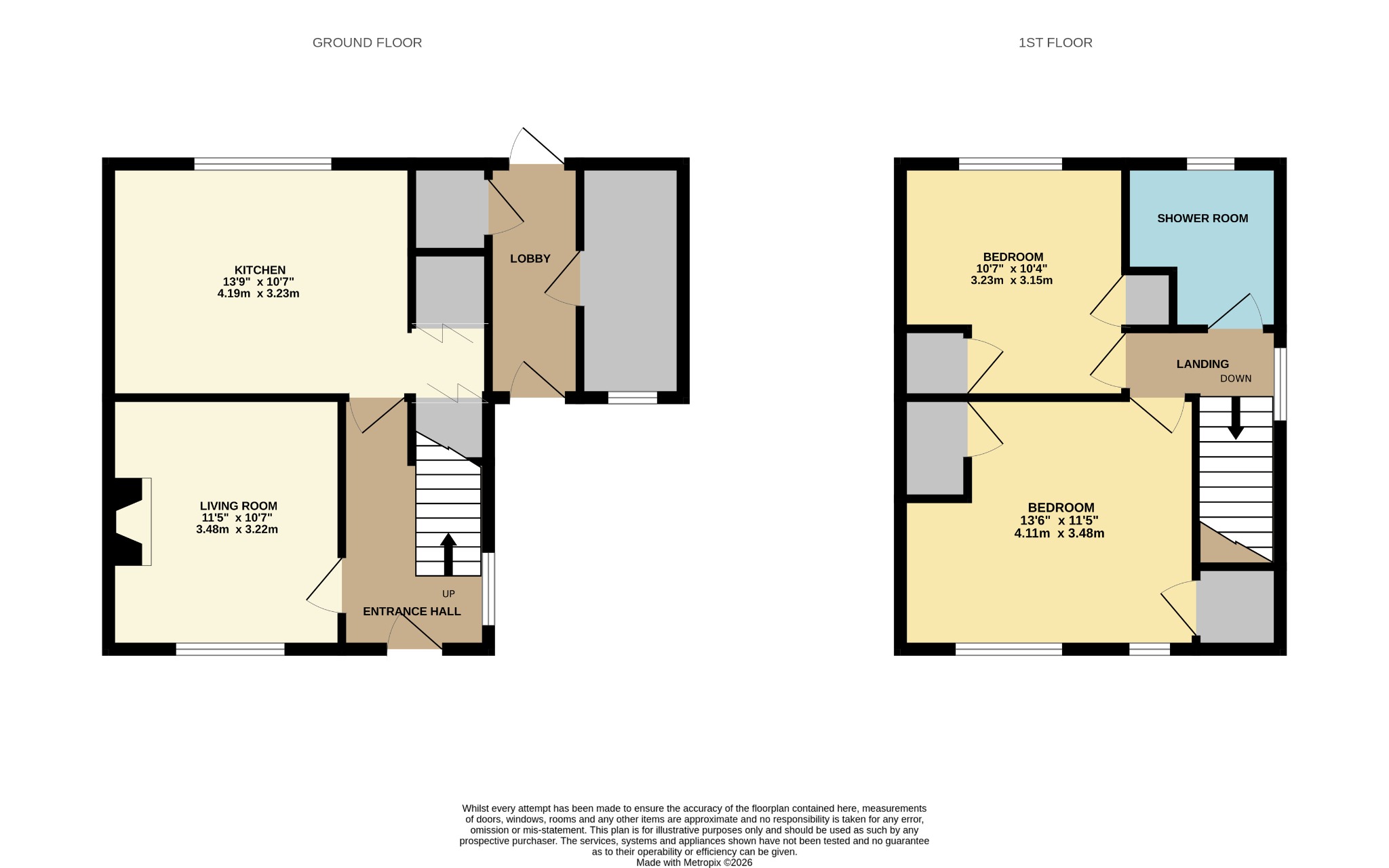 19 Ashfield Rise, Oakley, Buckinghamshire floorplan