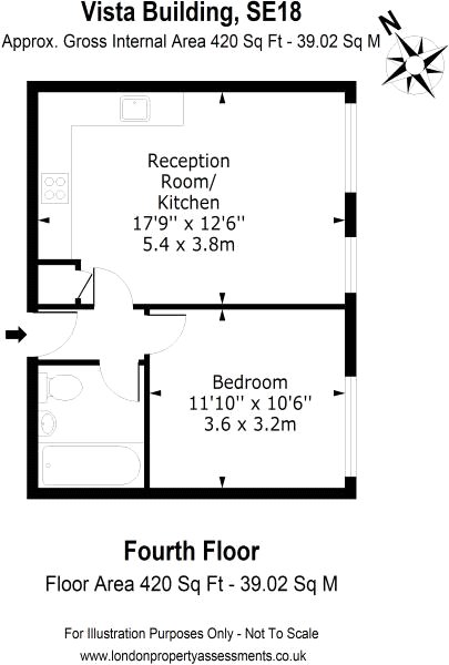 1 Bedrooms Flat to rent in Calderwood Street, Woolwich Arsenal, London SE18