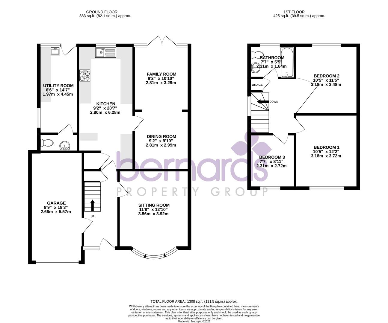 12, The Glebe, Stubbington floorplan