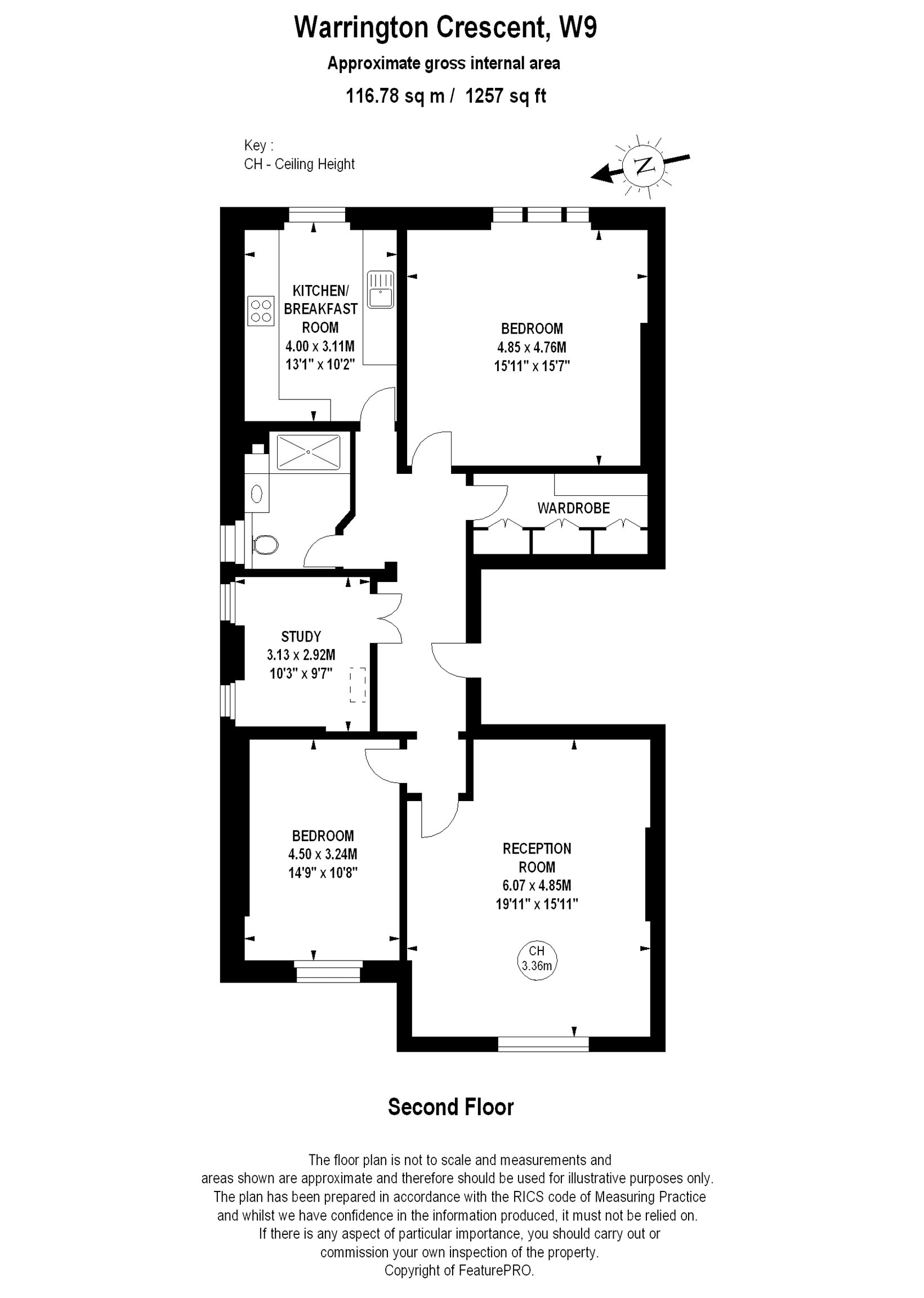 3 Bedrooms Flat for sale in Warrington Crescent, Little Venice, London W9