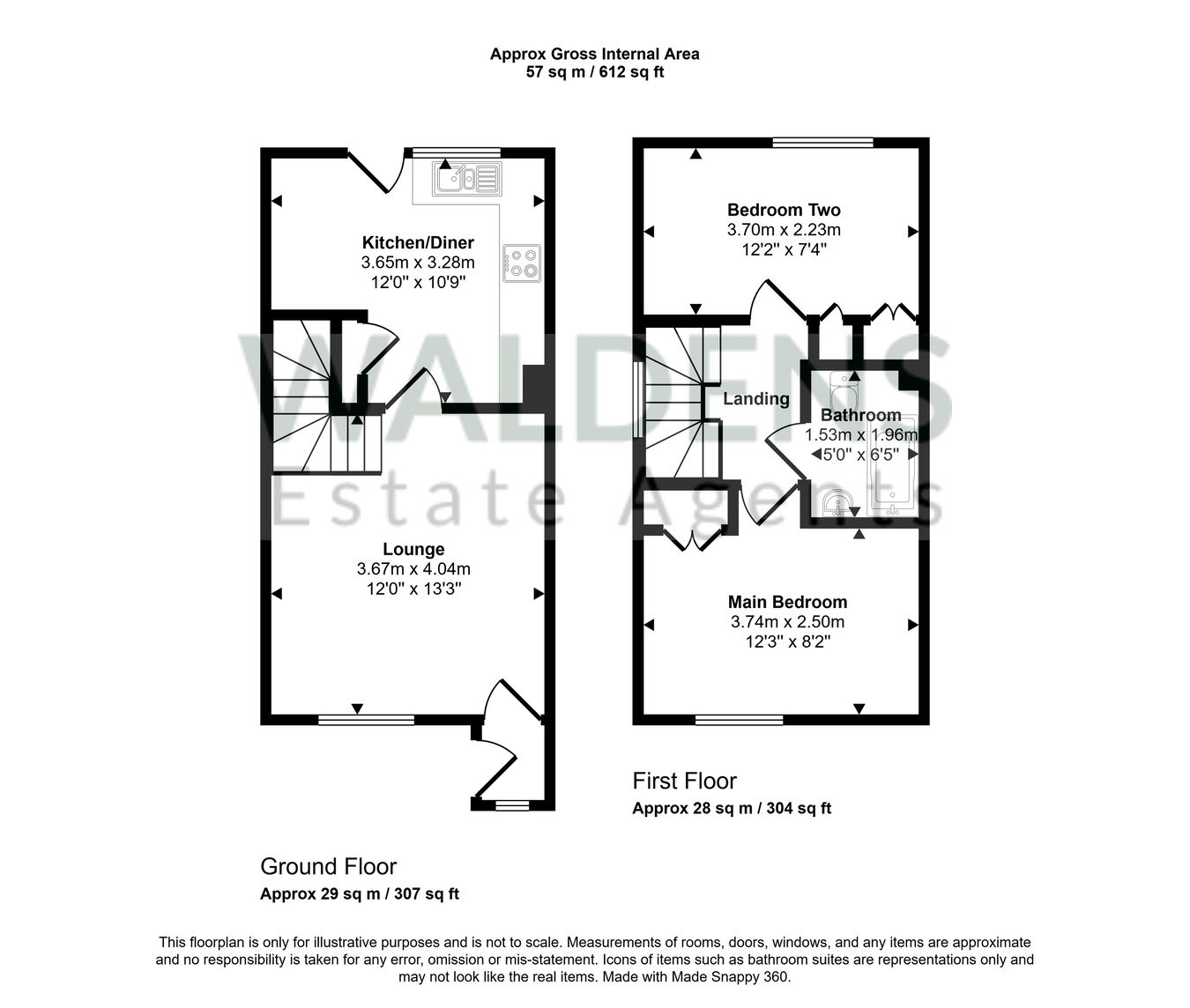 125, Westdale Walk, Bedford floorplan