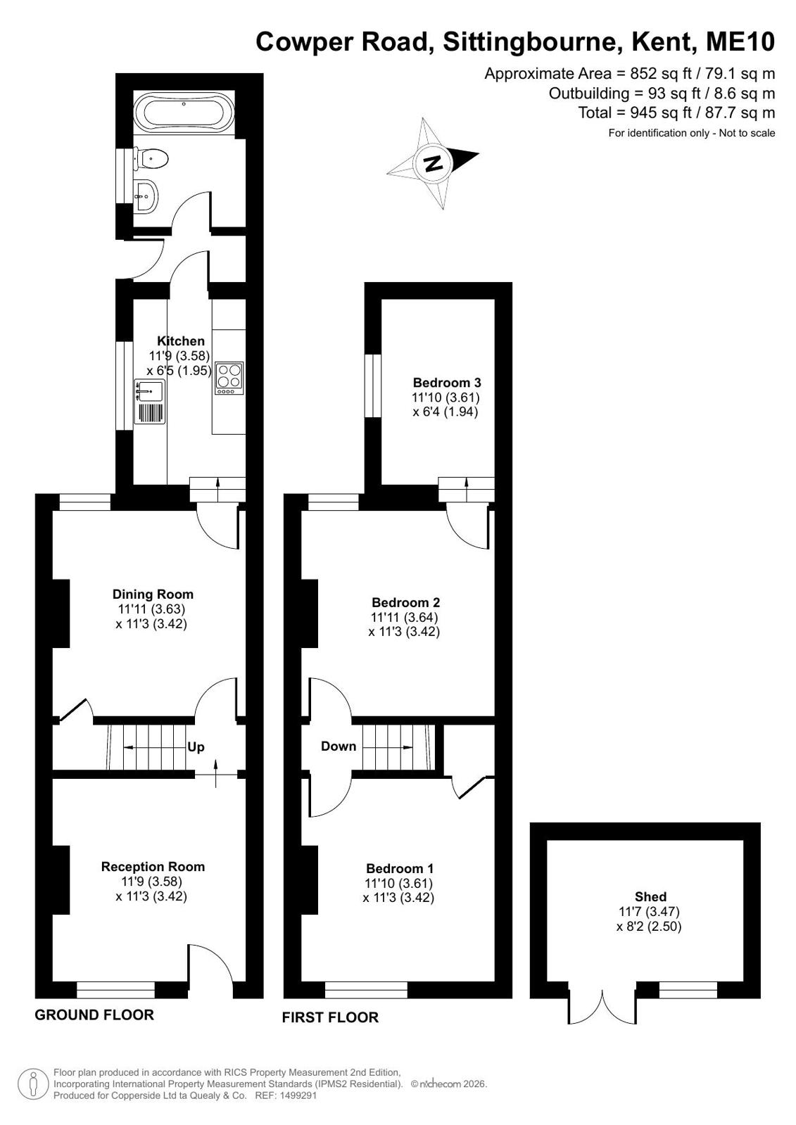 12, Cowper Road, Kent floorplan