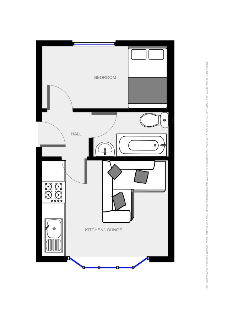 Flat 3, 16, Gold Street, Adamsdown, Cardiff floorplan
