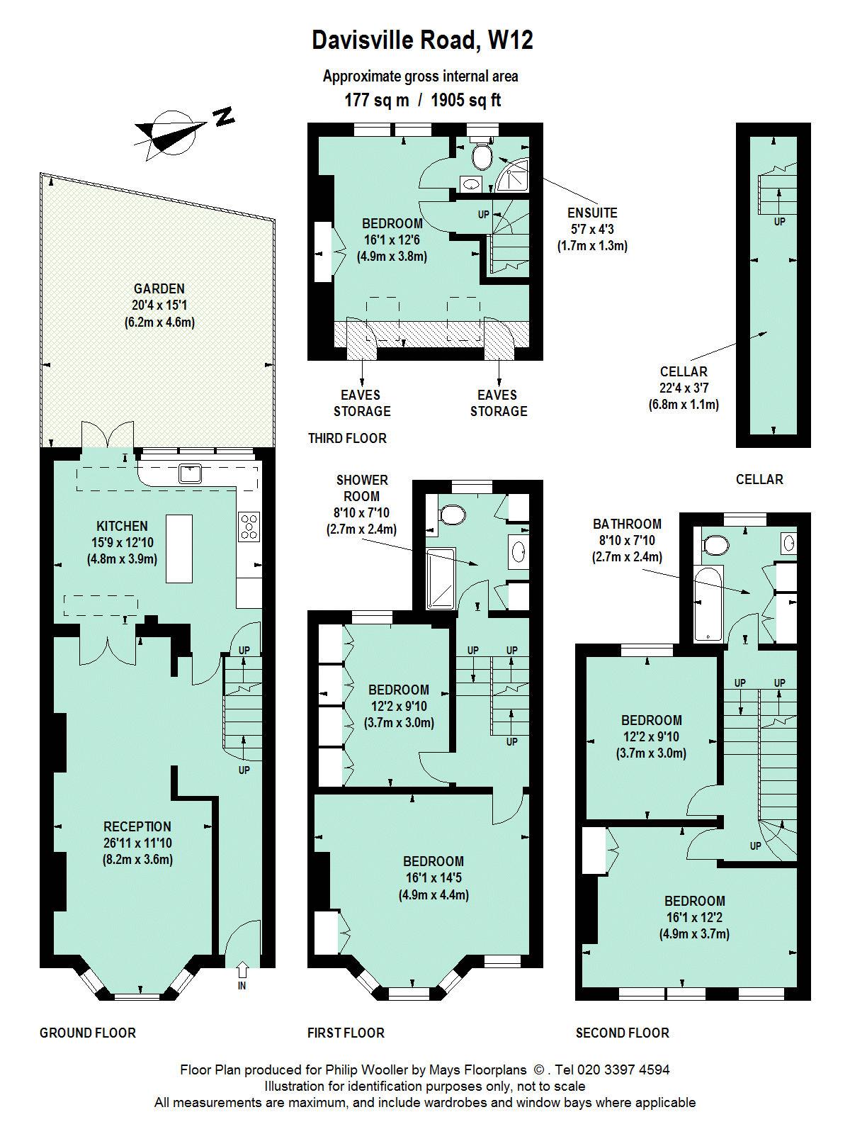 5 Bedrooms  to rent in Davisville Road, London W12