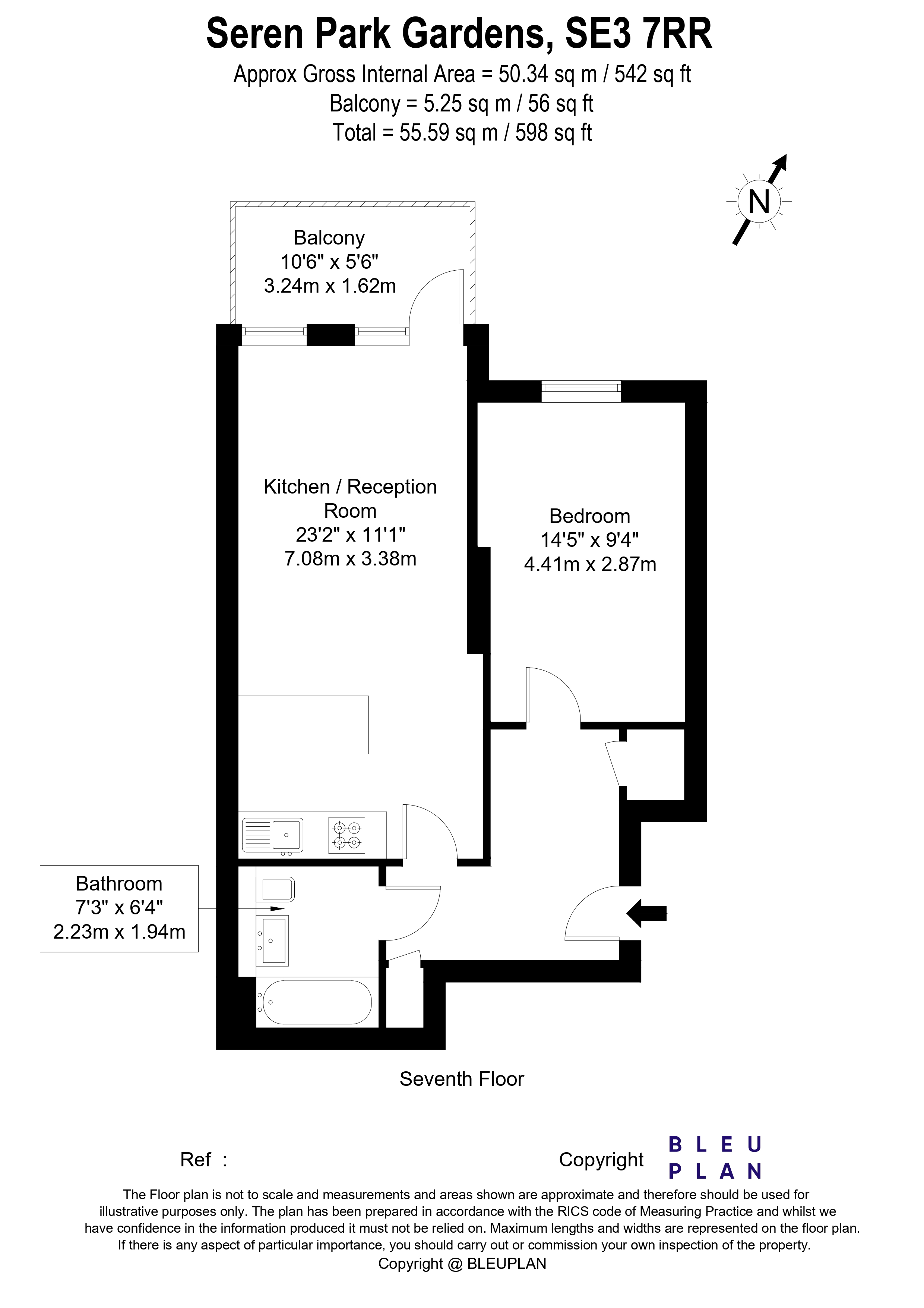 RESTELL WAY, LONDON floorplan