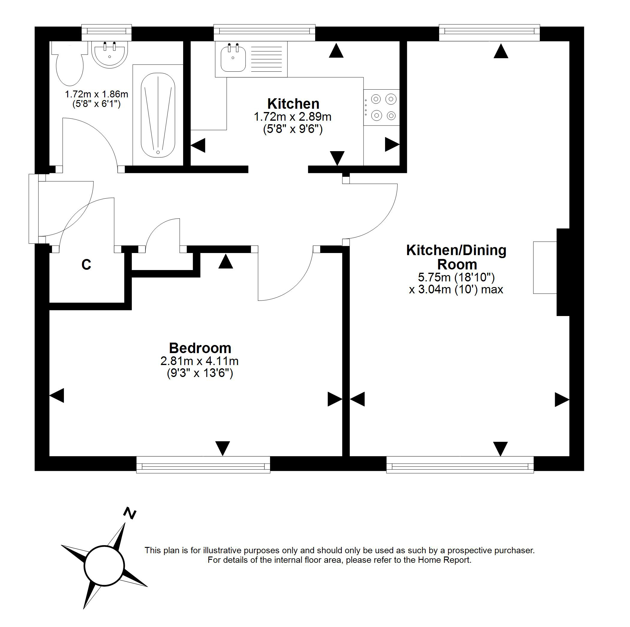39, Magdalene Avenue, Edinburgh floorplan