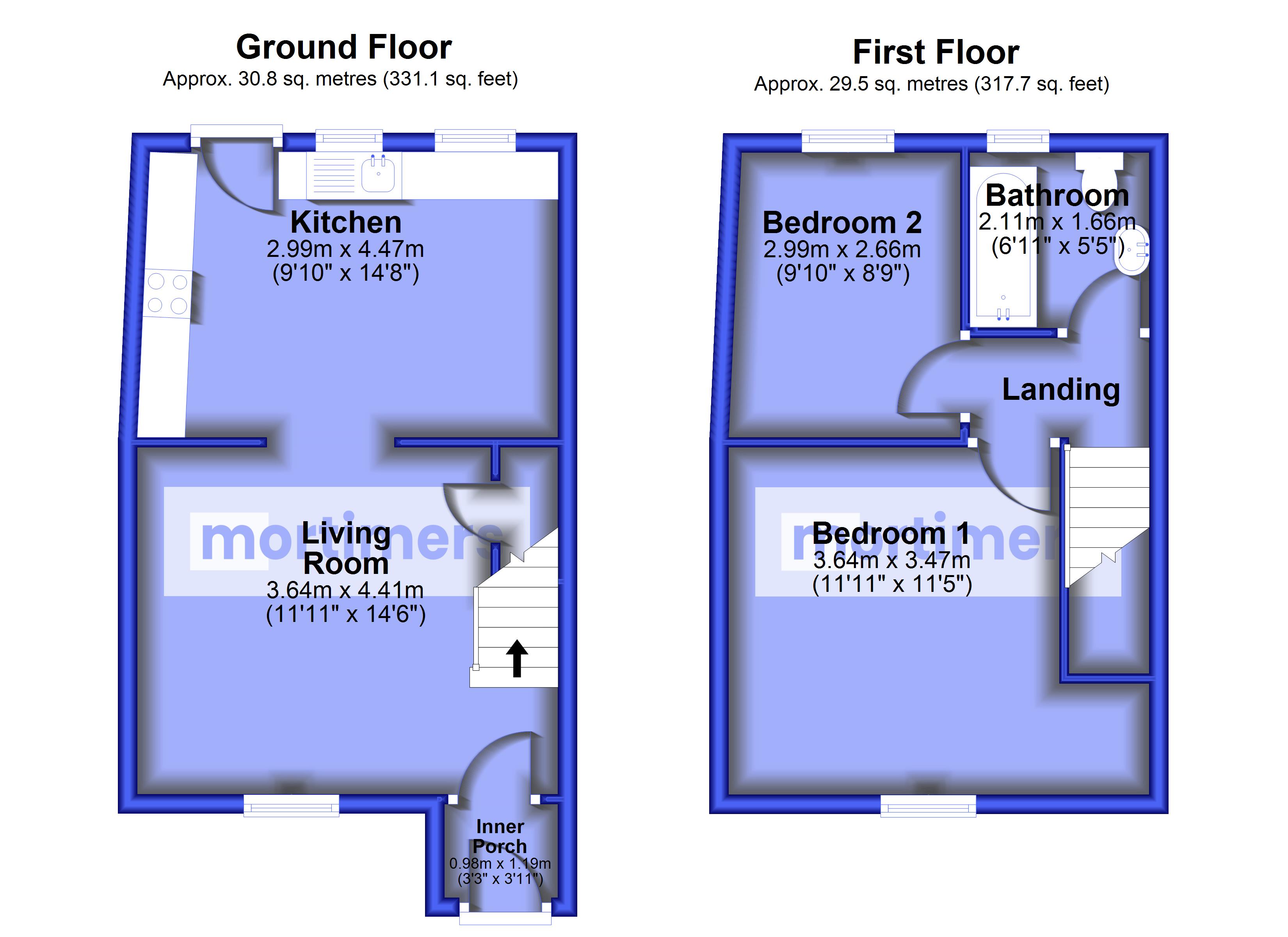 2, Bank Hey Cottages, Blackburn floorplan