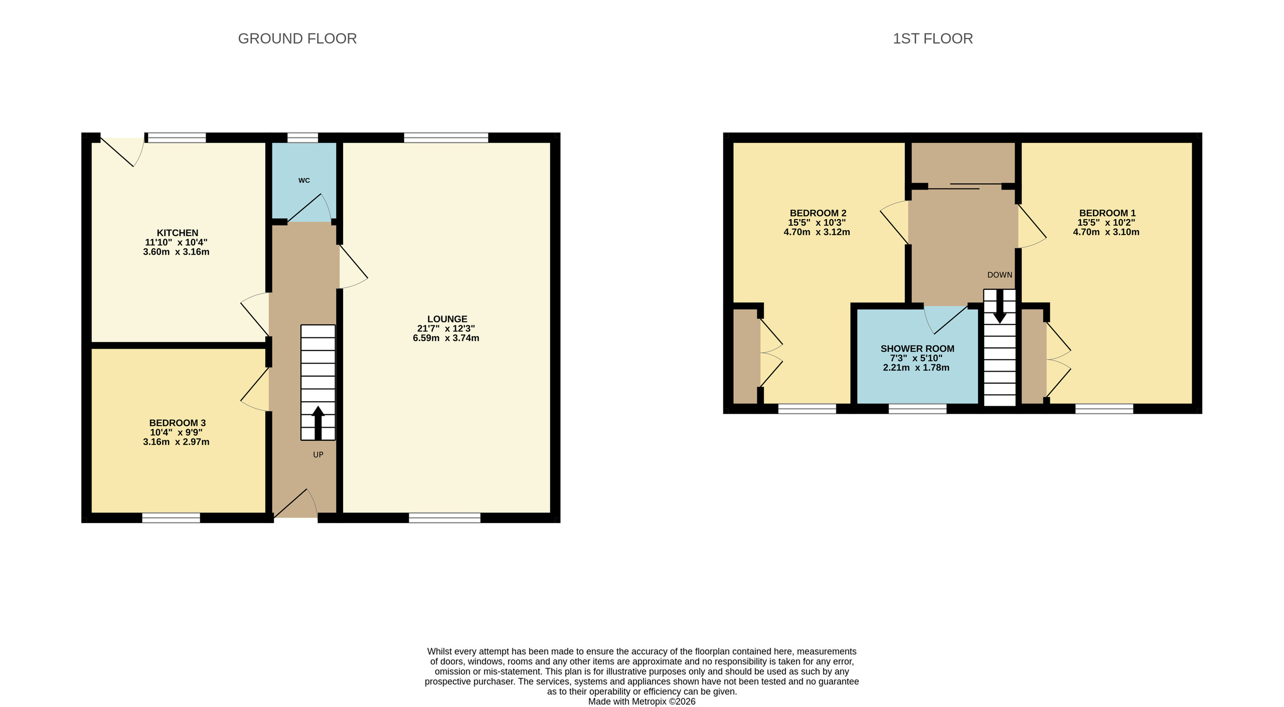 1 Craighead Gardens, Lesmahagow, Lanark floorplan