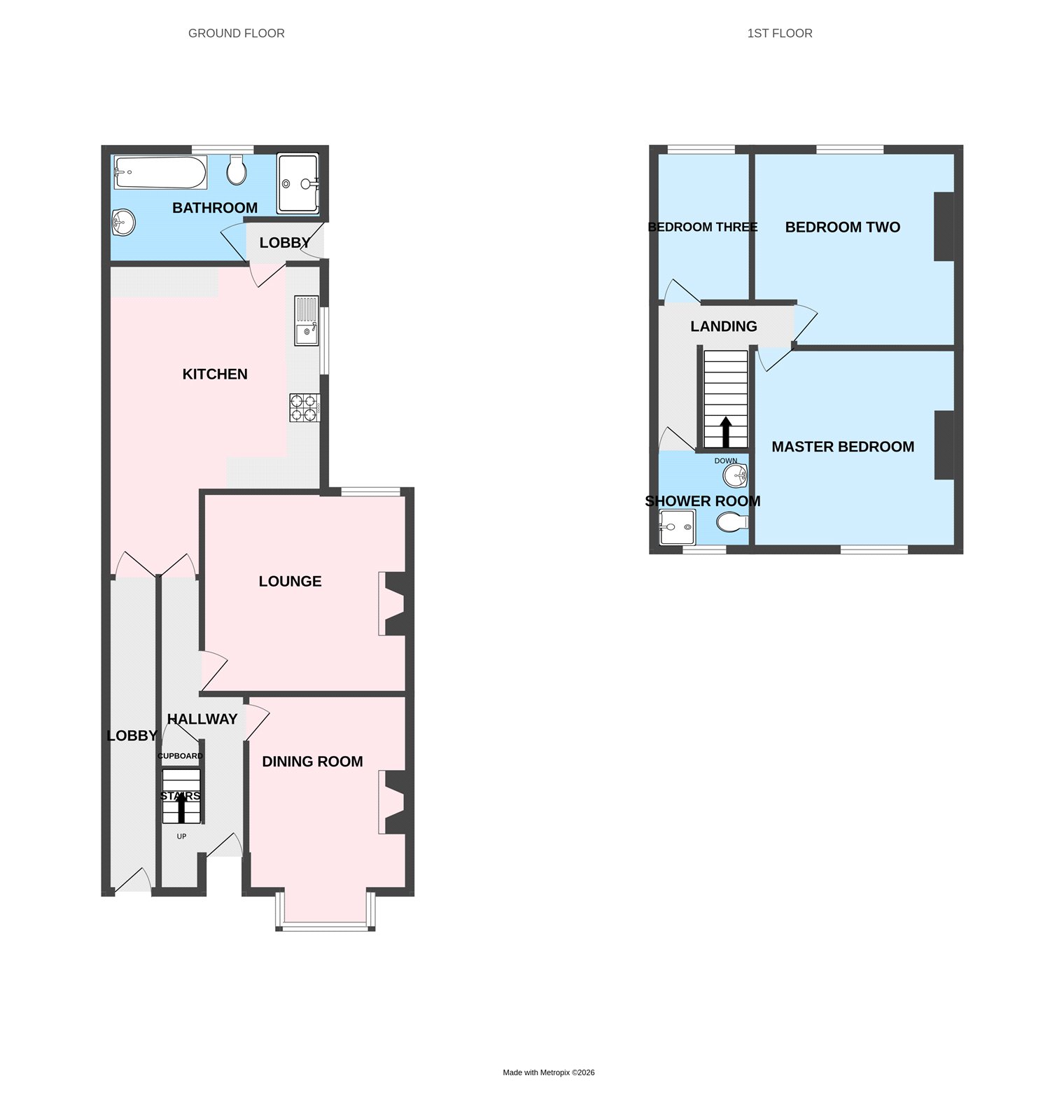 77, Wanderers Avenue, Wolverhampton floorplan