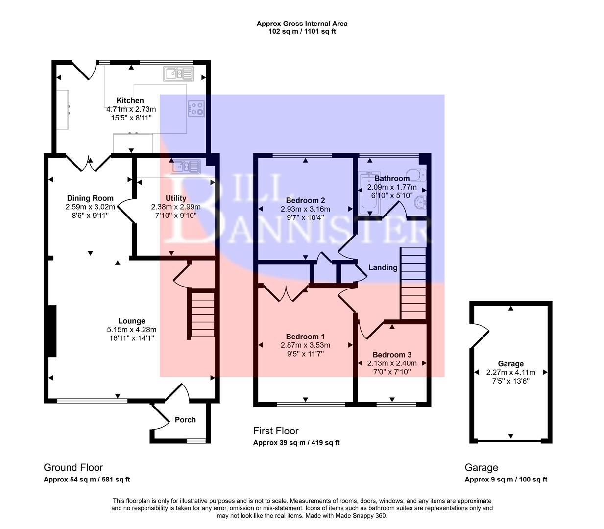 6, Tregarrian Road, Camborne floorplan
