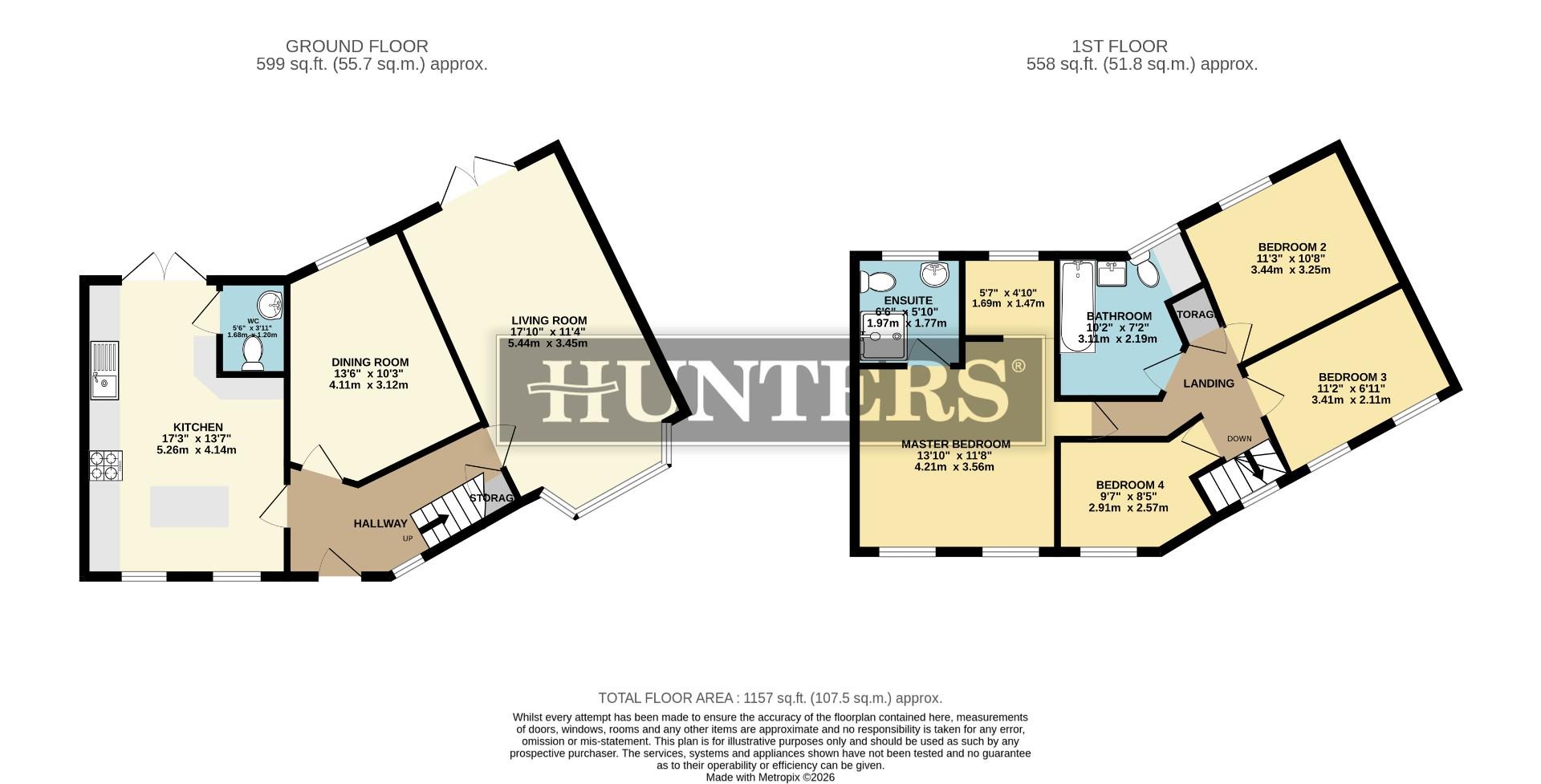 2, Birch Drive, Scunthorpe floorplan