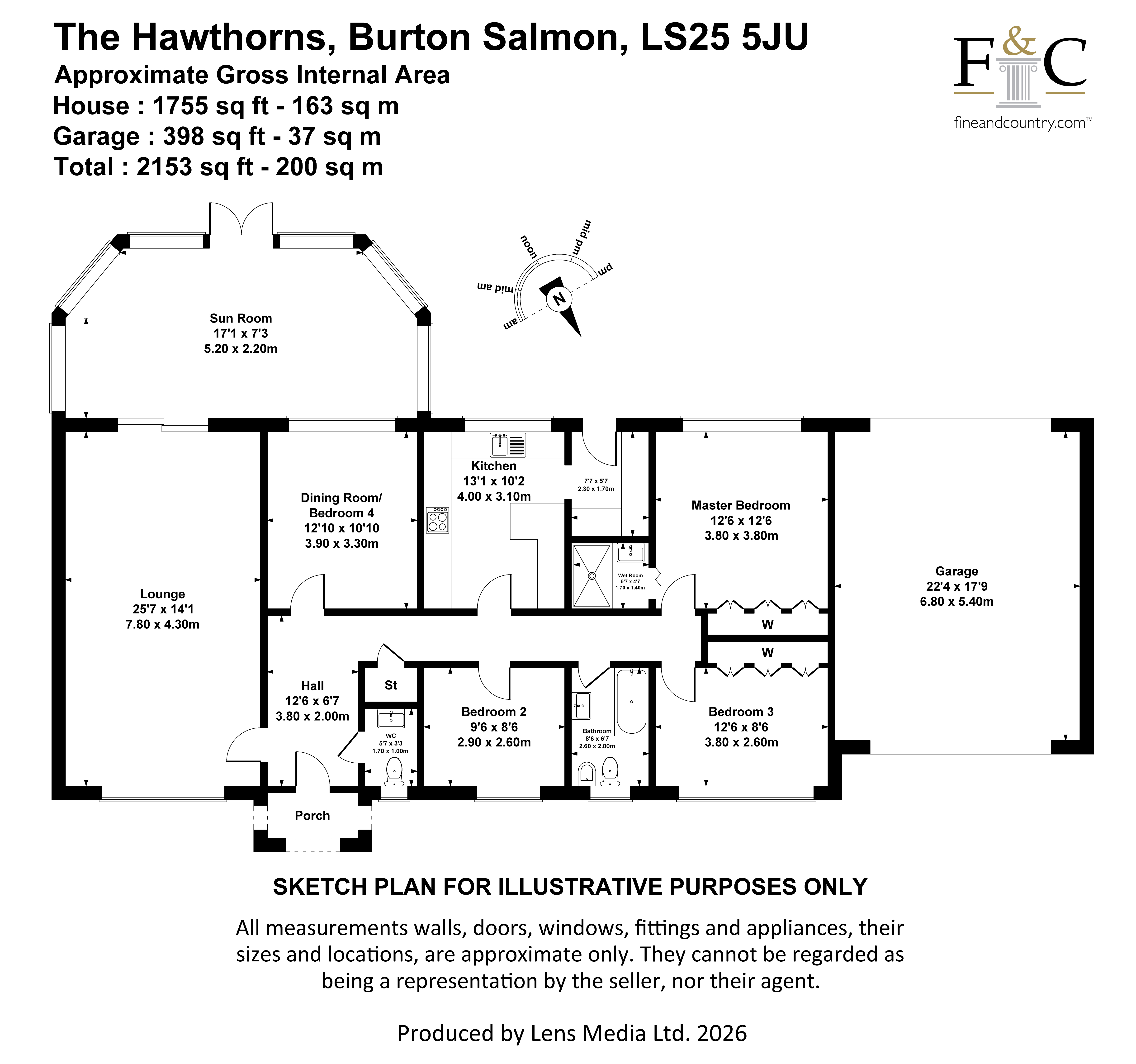 The Hawthorns,, Poole Lane, Leeds floorplan