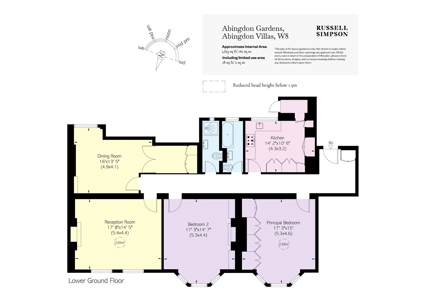 Flat 1,, Abingdon Gardens, Kensington floorplan