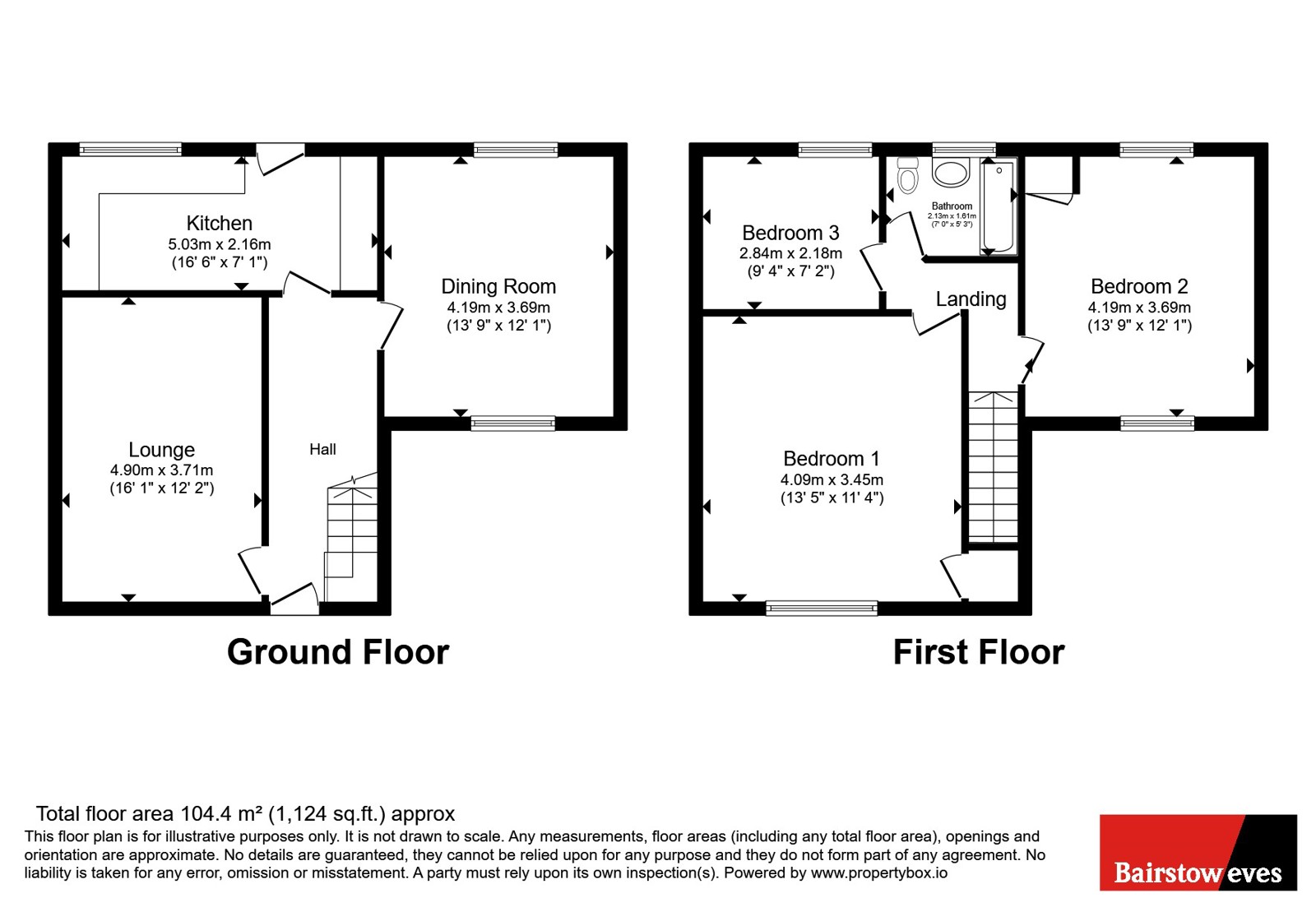 59, Preston Avenue, Derbyshire floorplan