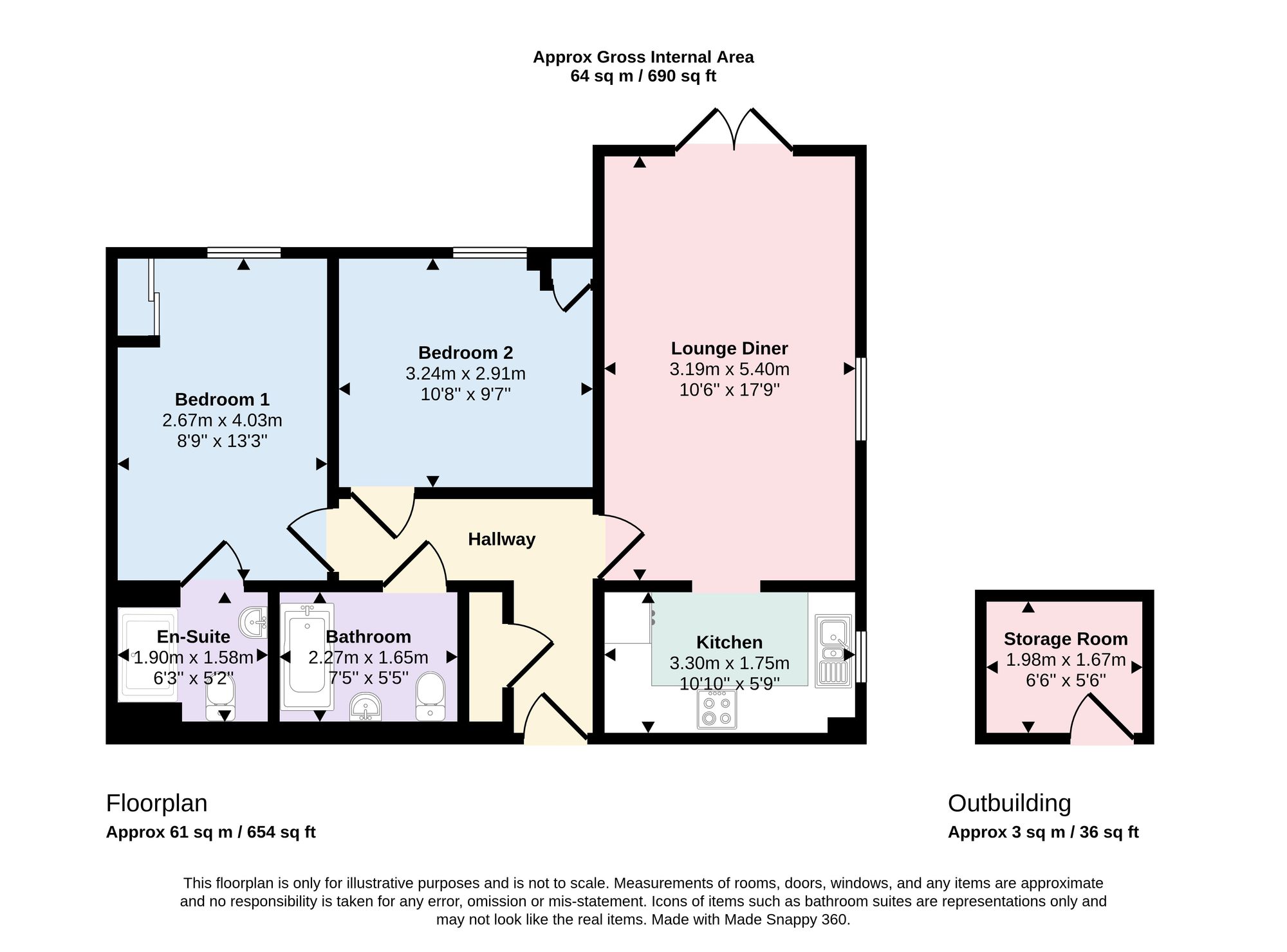26 Elim Close, Southampton floorplan