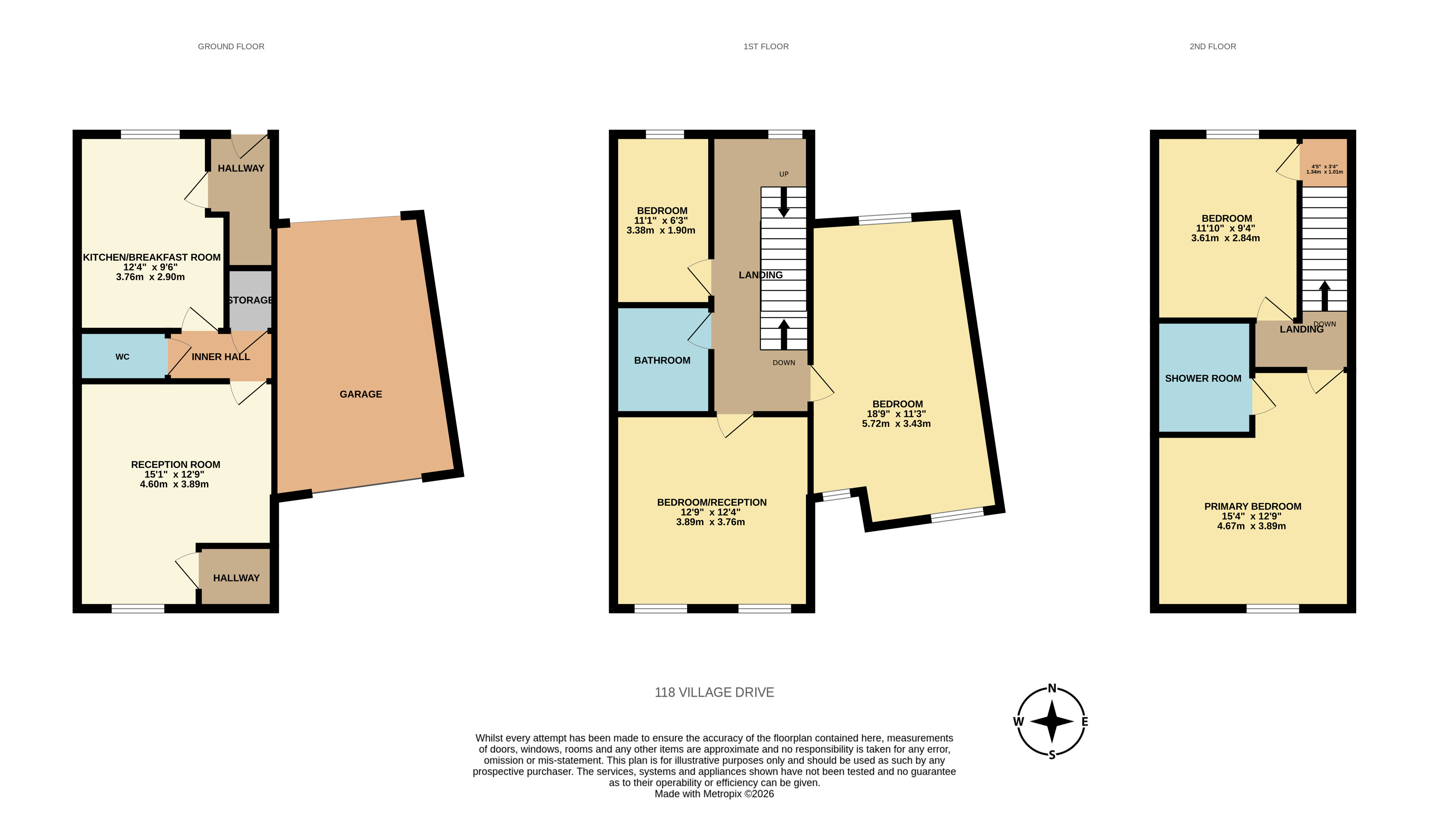 118, Village Drive, Telford floorplan
