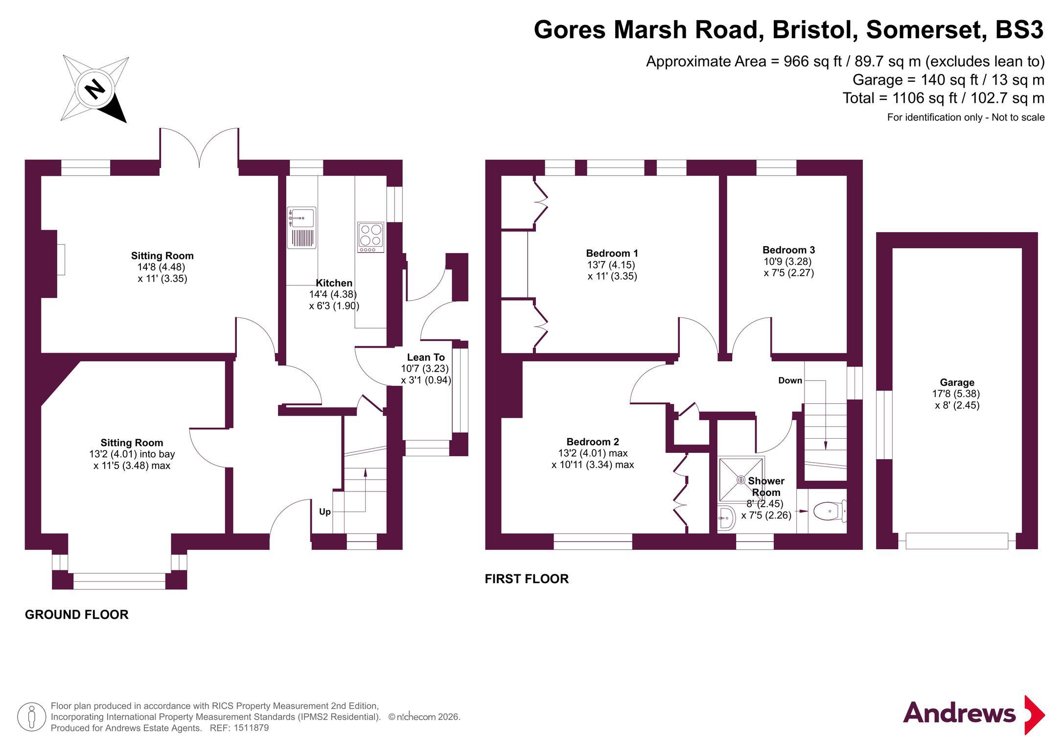 1, Gores Marsh Road, Somerset floorplan