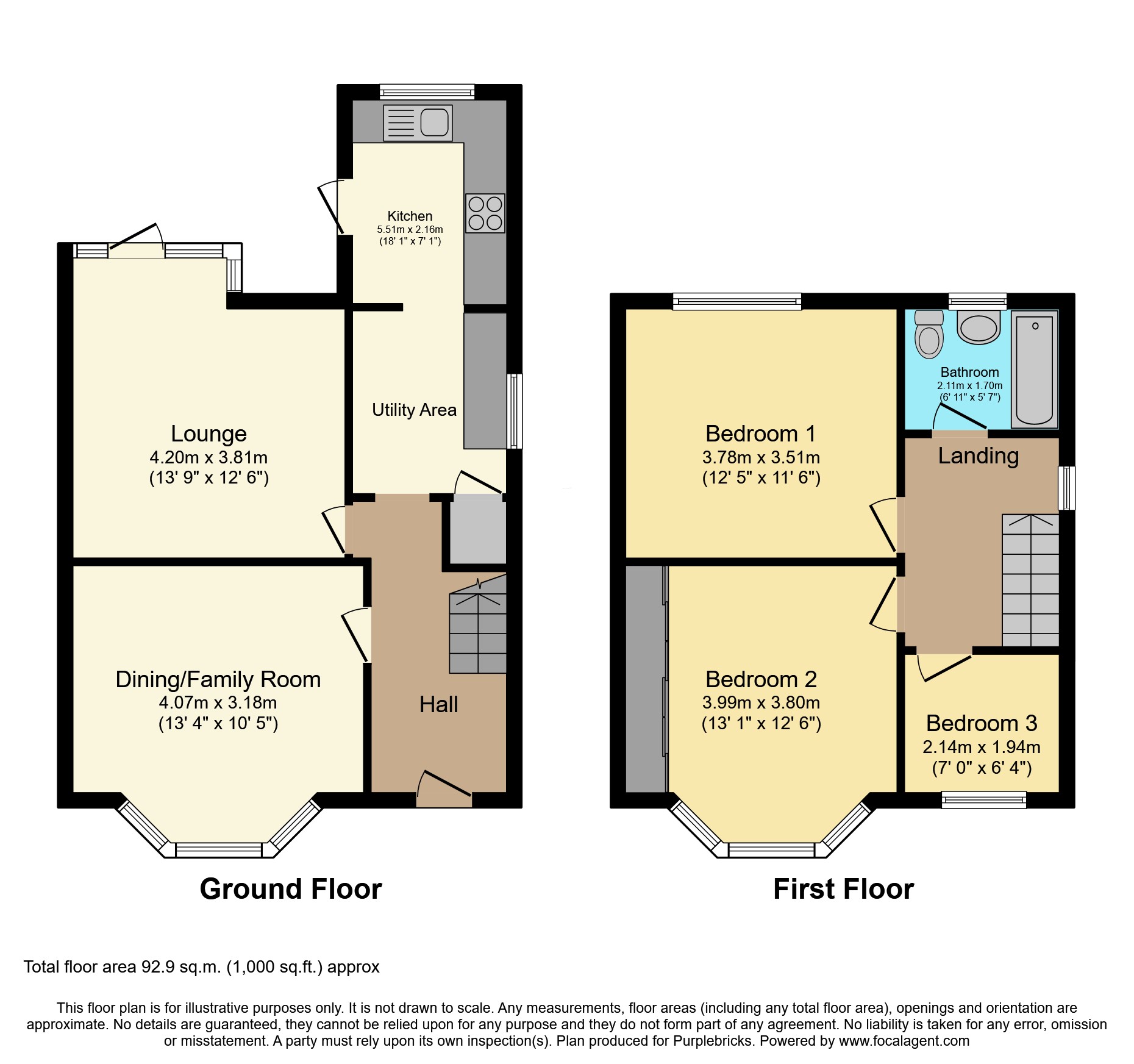 9, Westbourne Road, Middlesbrough floorplan
