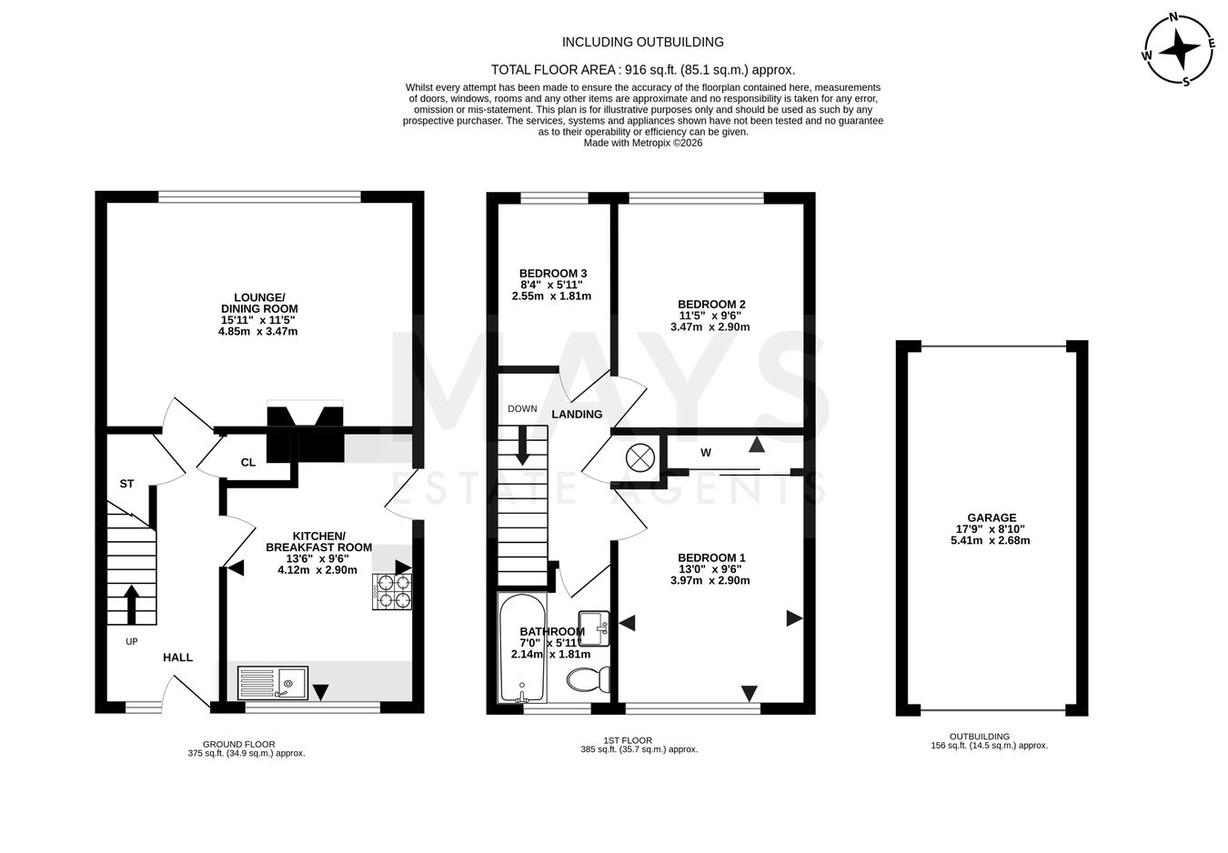 17, Conifer Avenue, Lower Parkstone floorplan