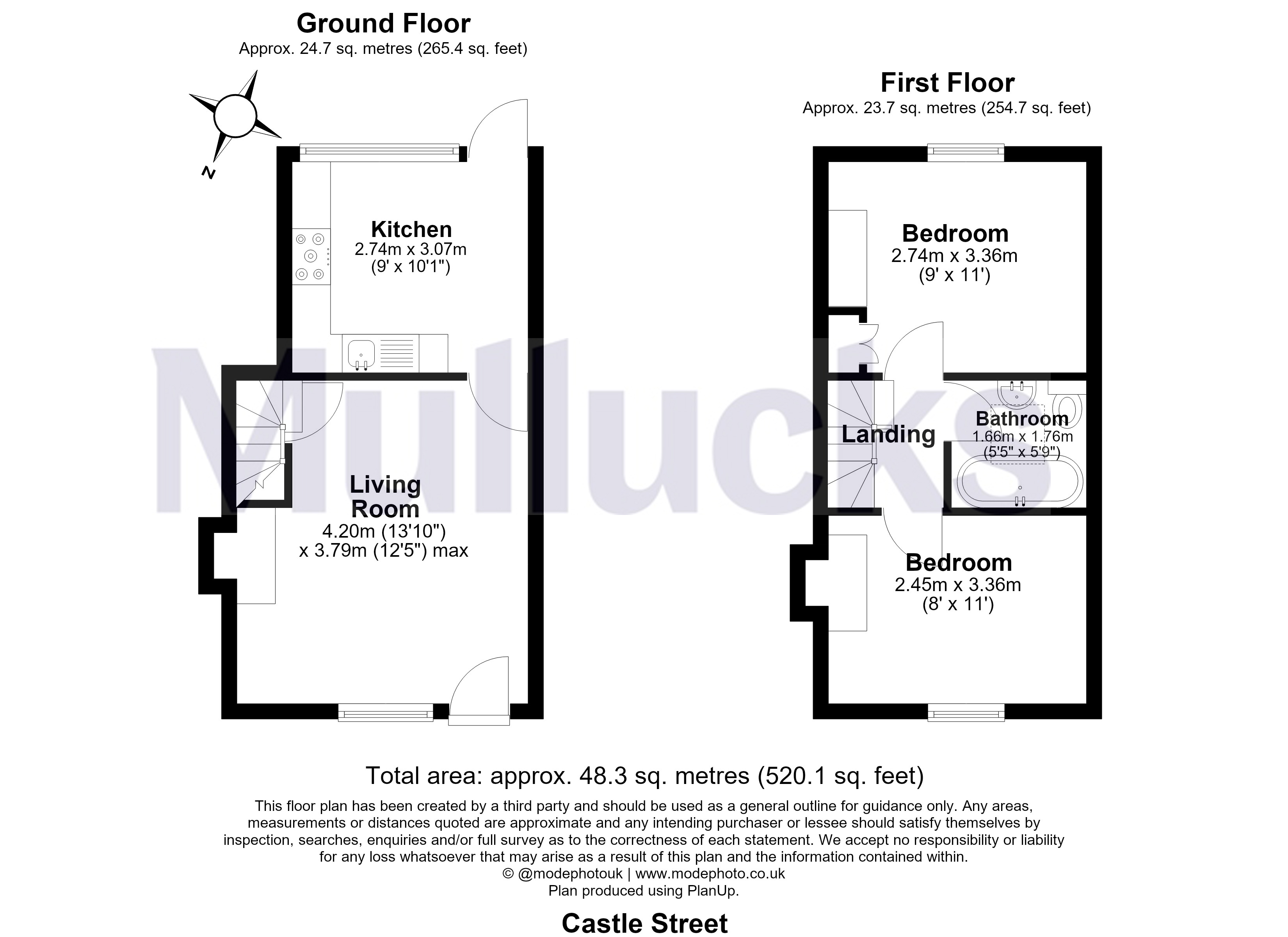 12, Castle Street, Essex floorplan