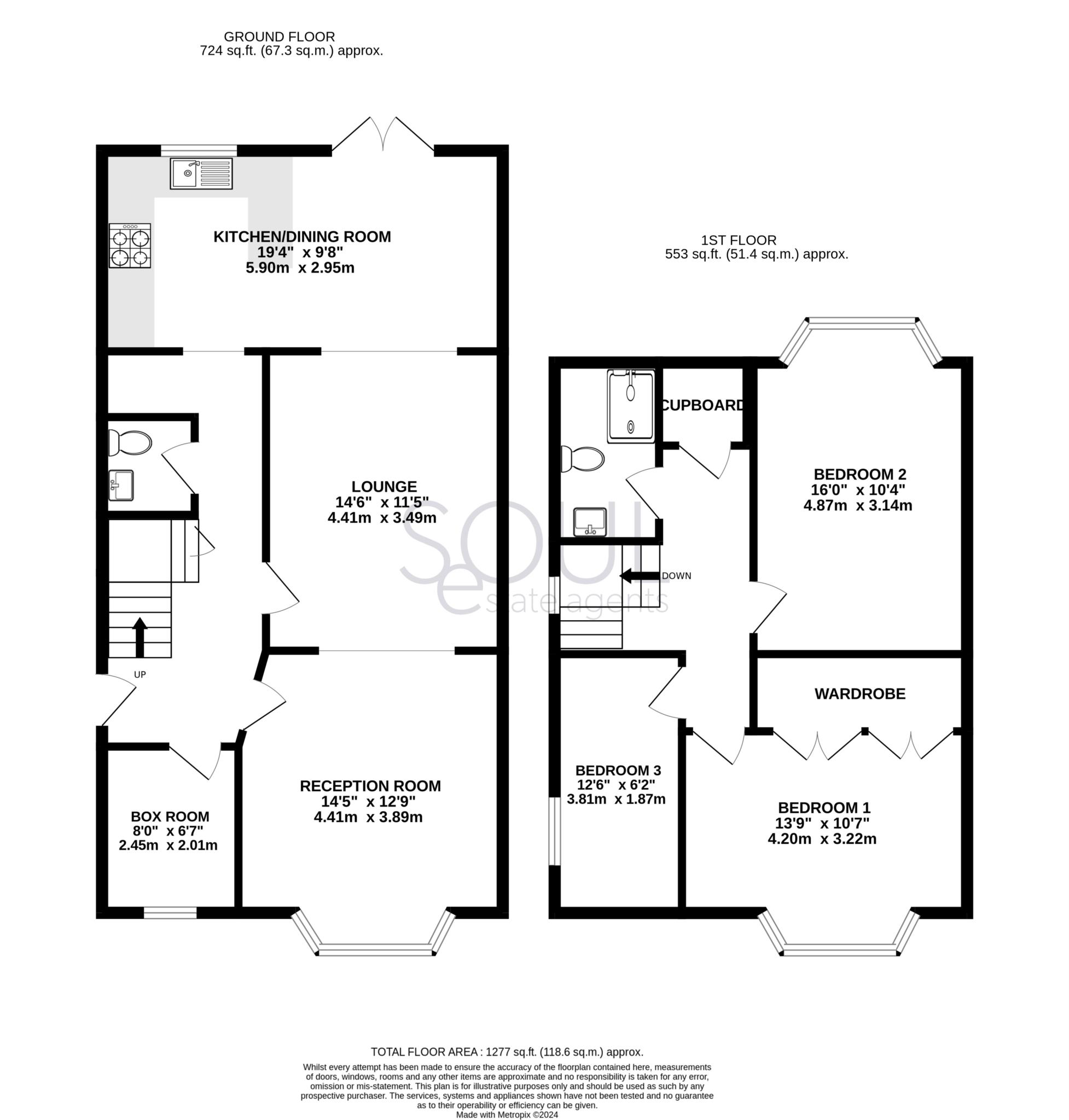 30, Chilmark Gardens, New Malden floorplan