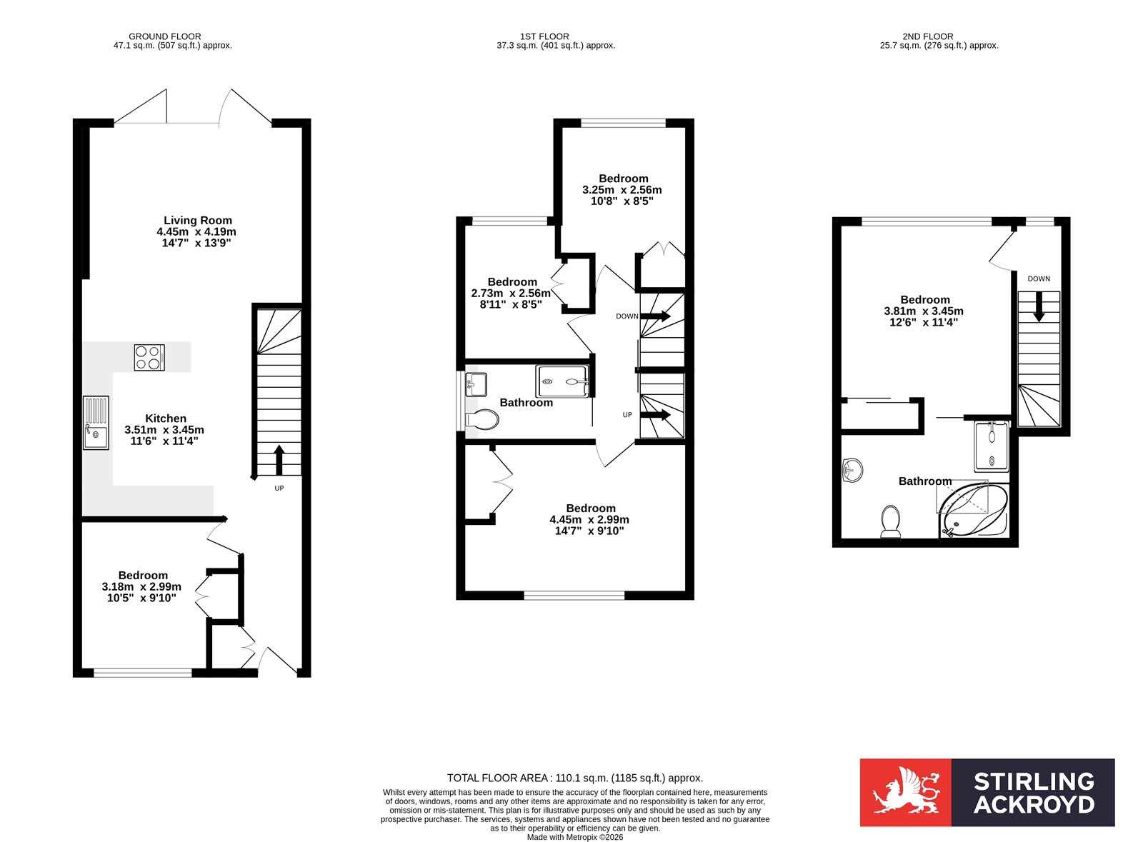 27, Riverdale Road, Feltham floorplan