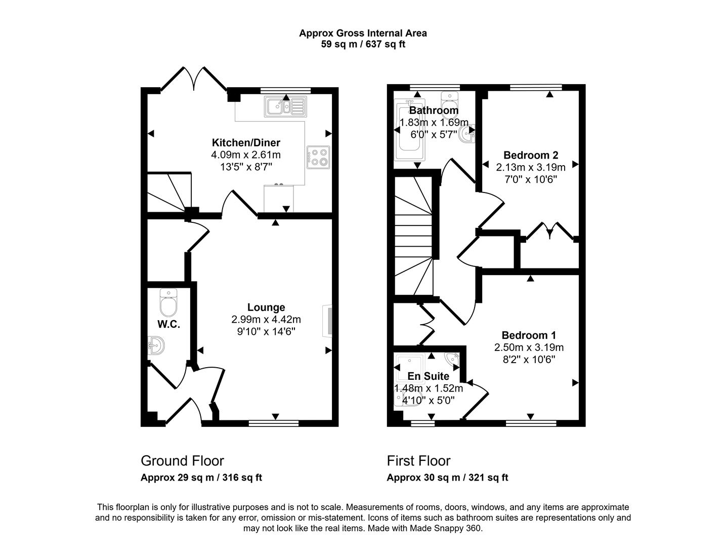 6, Tenby Close, Newport floorplan