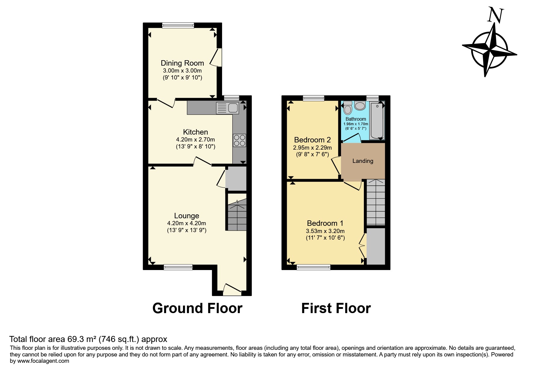17, Picton Close, Salford floorplan