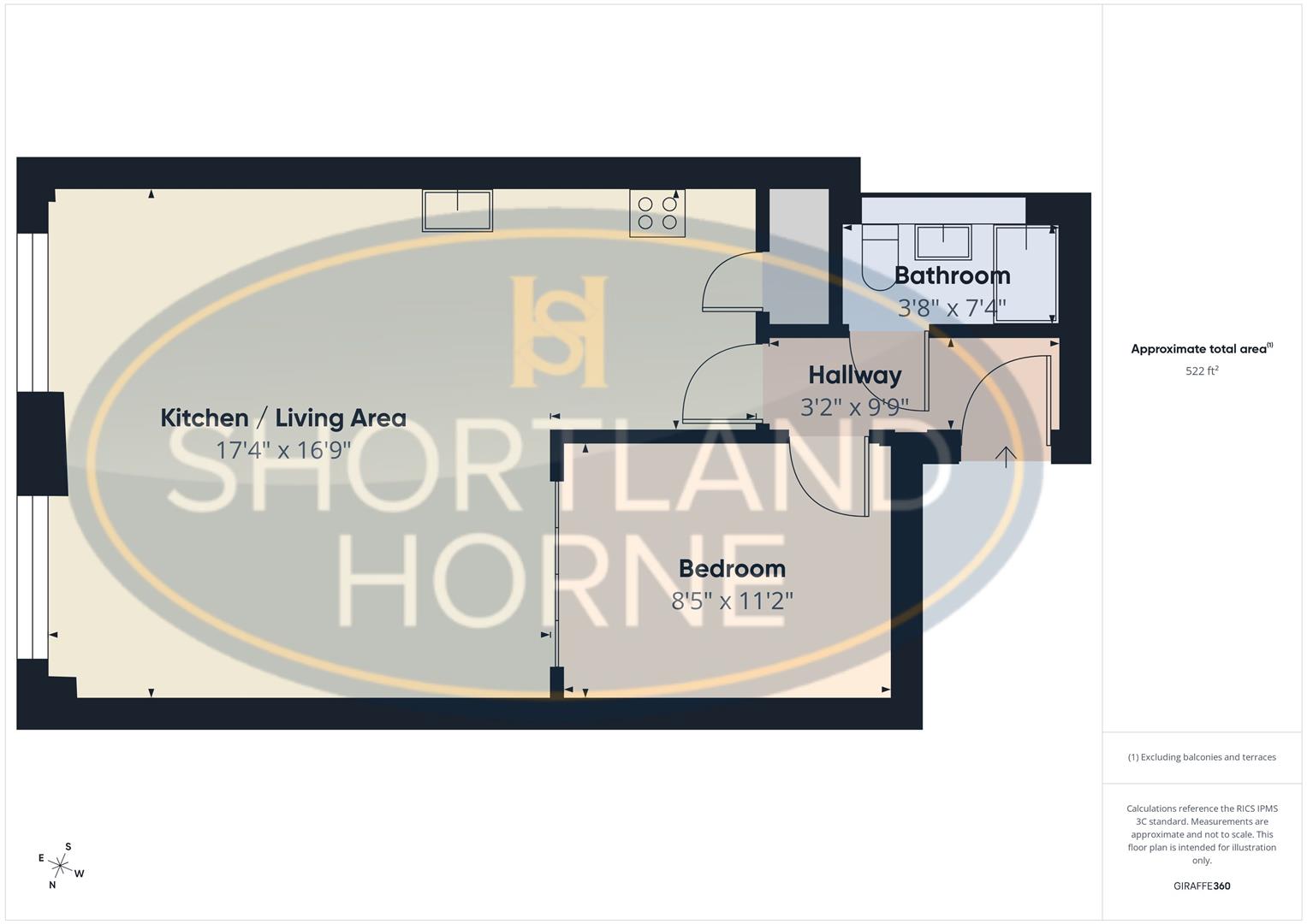 Apartment 22, Boiler House, Electric Wharf, Coventry floorplan