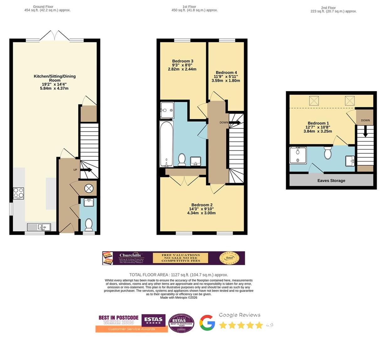 2, Jacobs Court, York floorplan