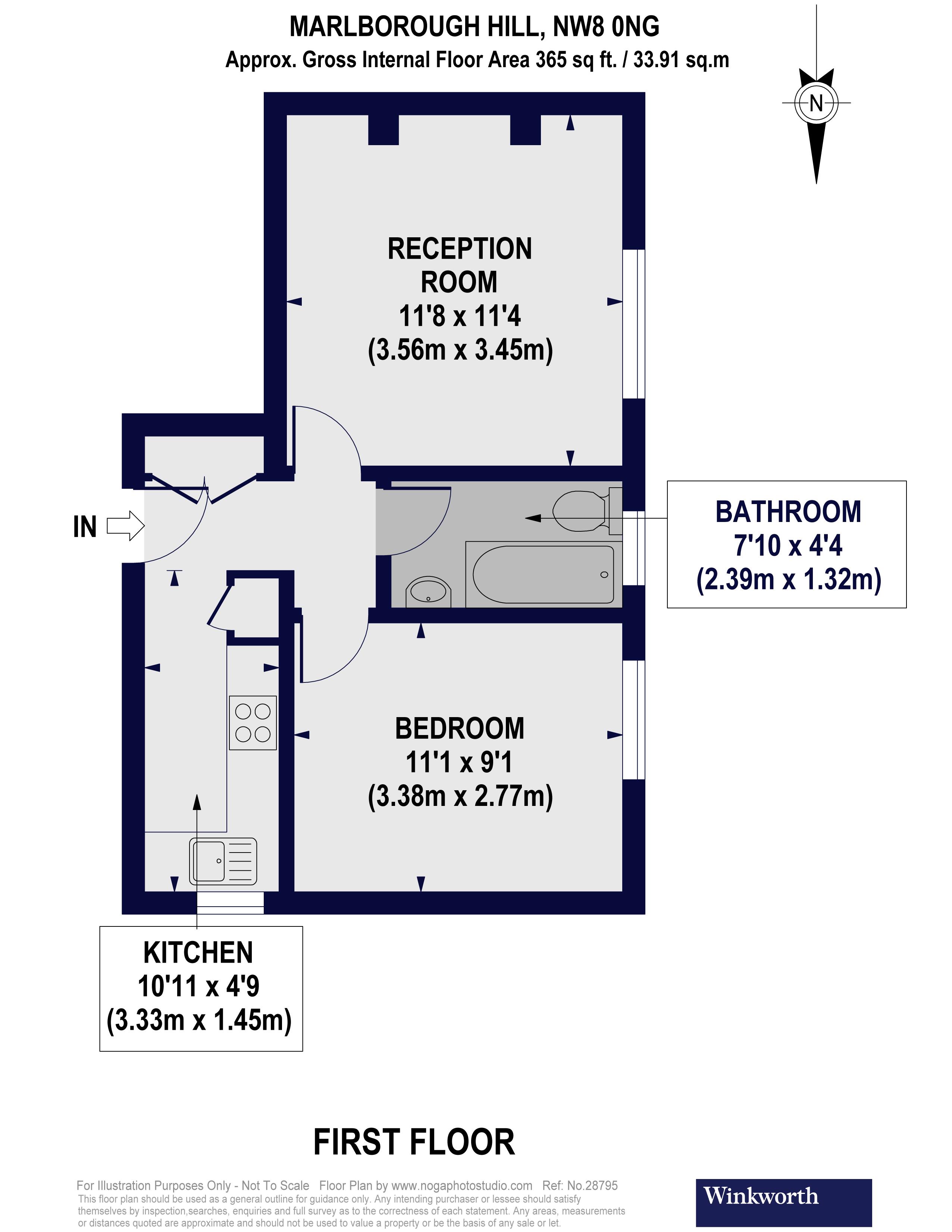 1 Bedrooms Flat to rent in Marlborough Hill, London NW8