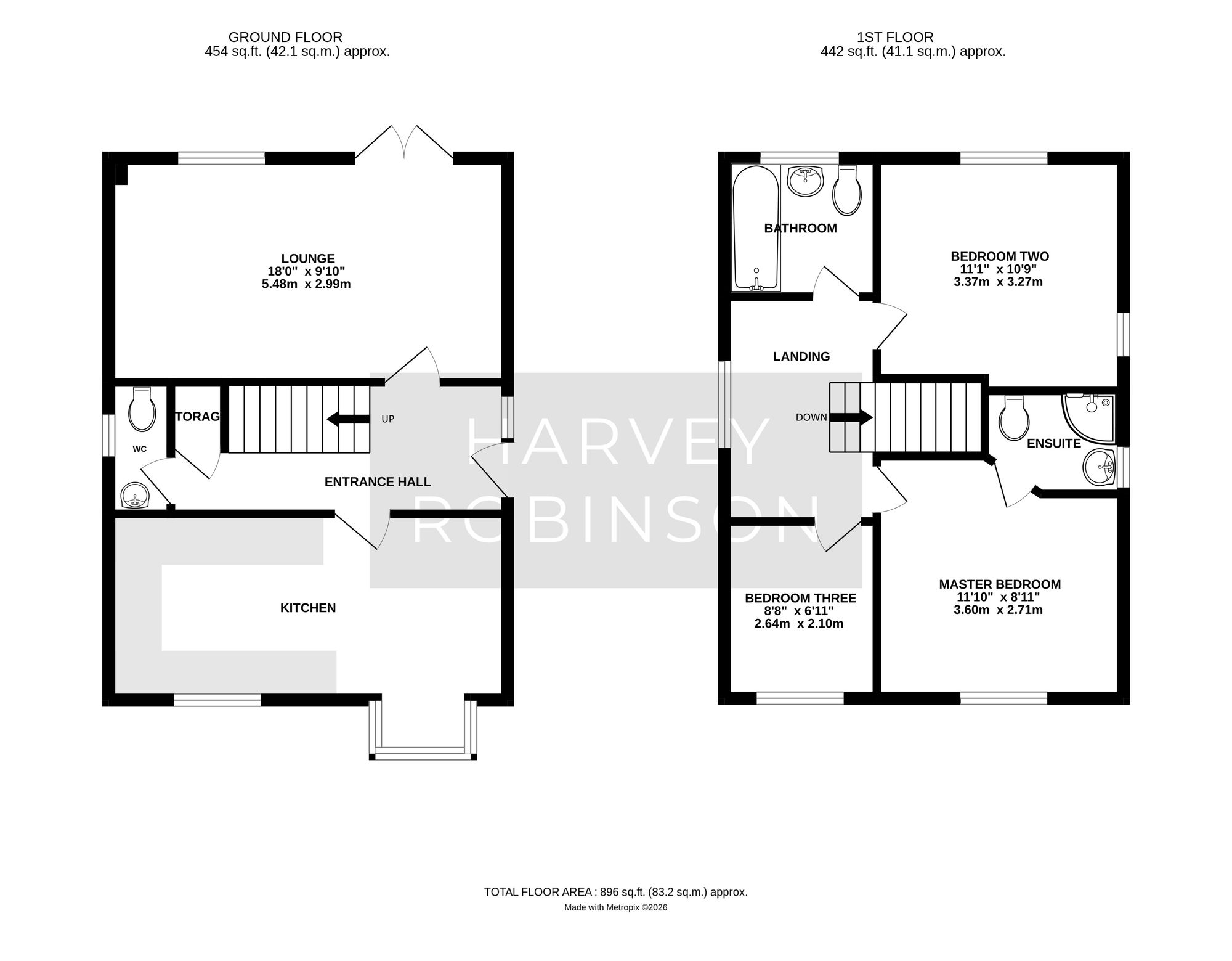 4 Blair Way, St. Neots floorplan