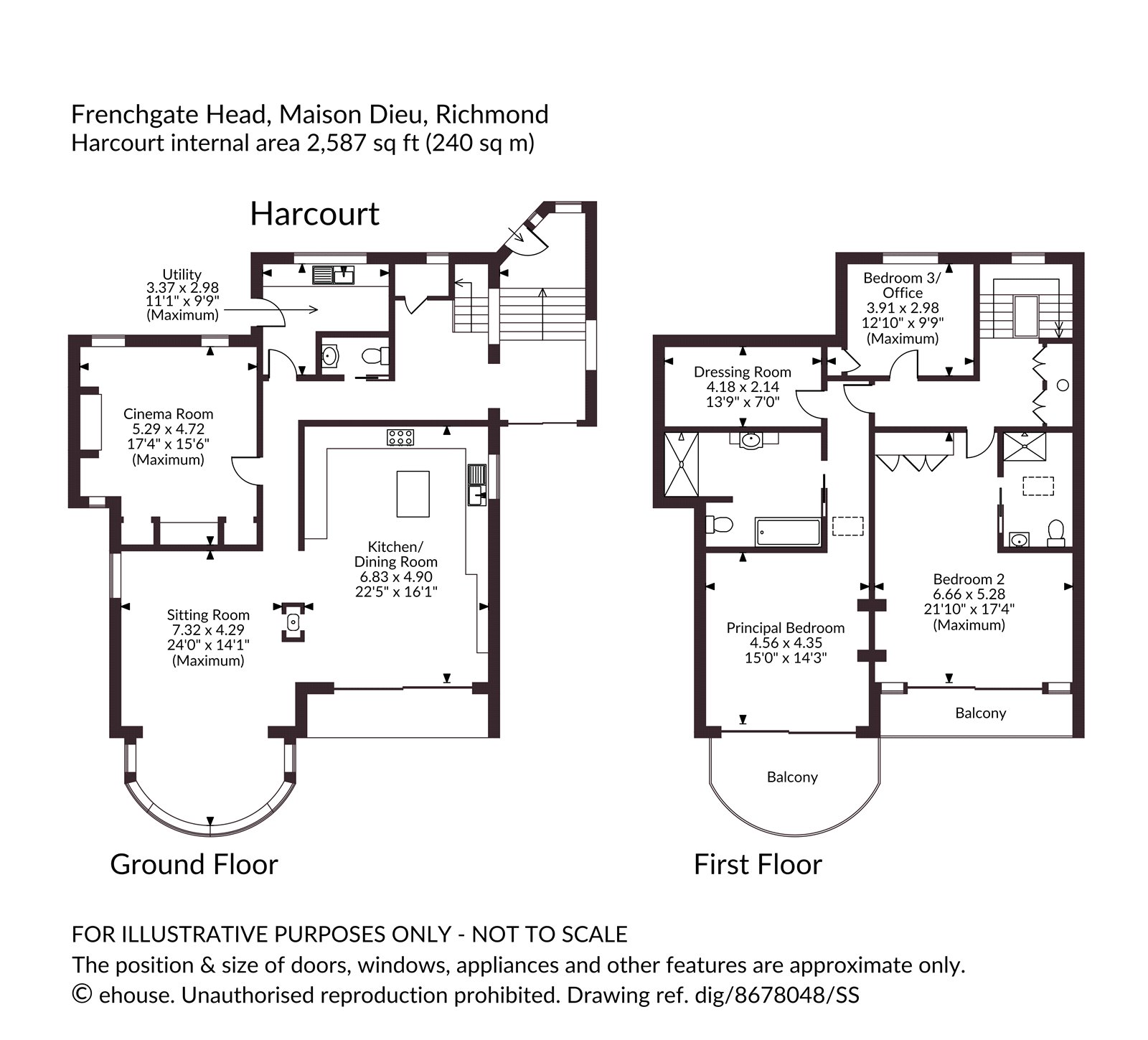 Harcourt, 78, Frenchgate, North Yorkshire floorplan
