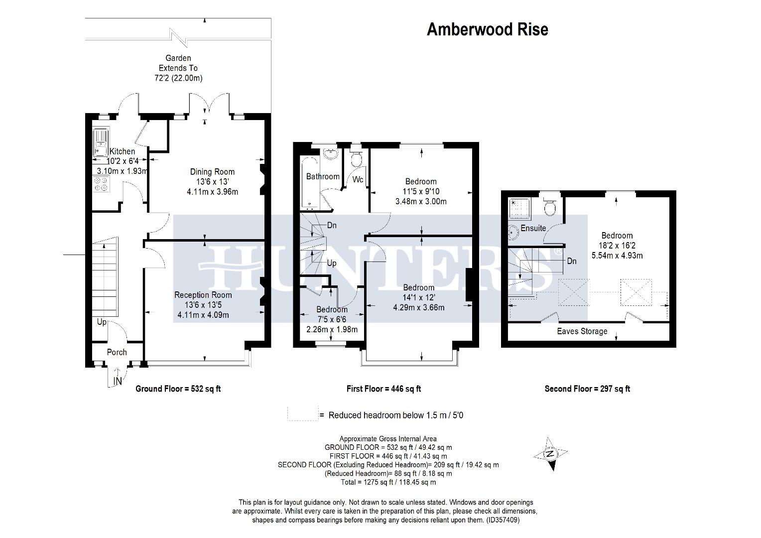 7, Amberwood Rise, New Malden floorplan