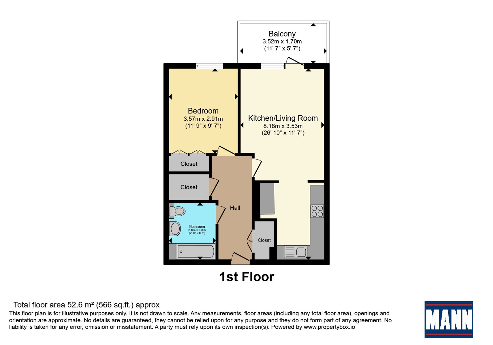 Flat 6, 11, Station Approach, London floorplan
