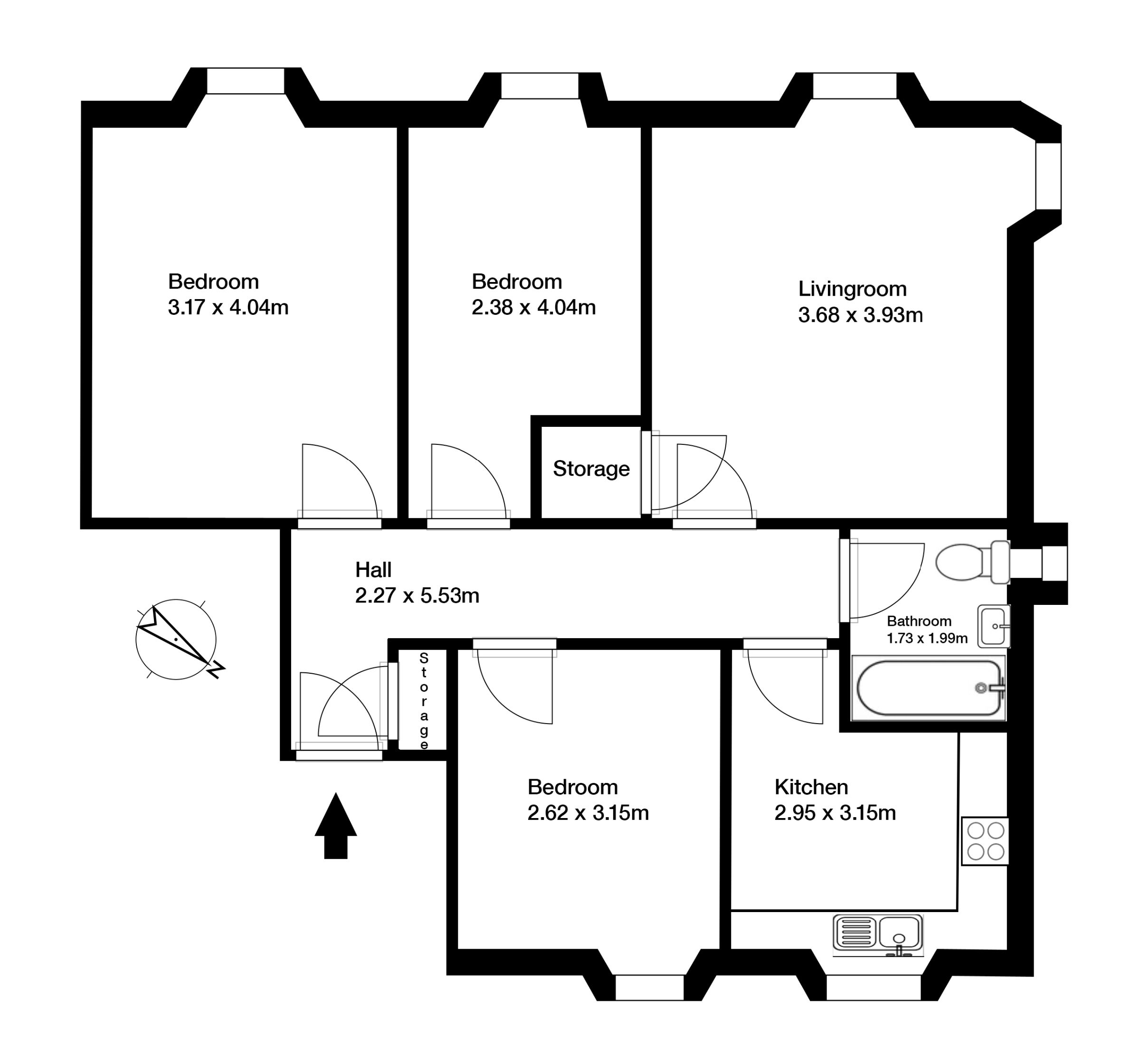 12C Maclean Place, Campbeltown floorplan