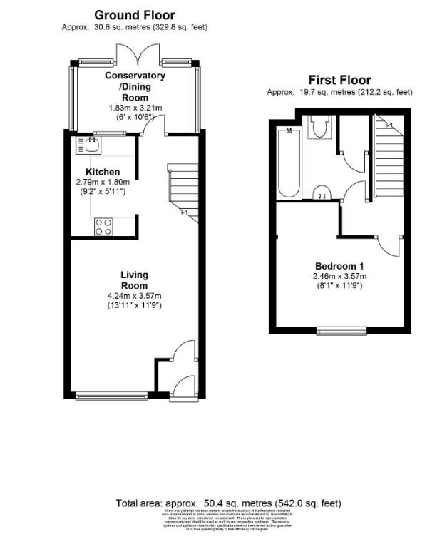 1, Glebelands, West Molesey floorplan
