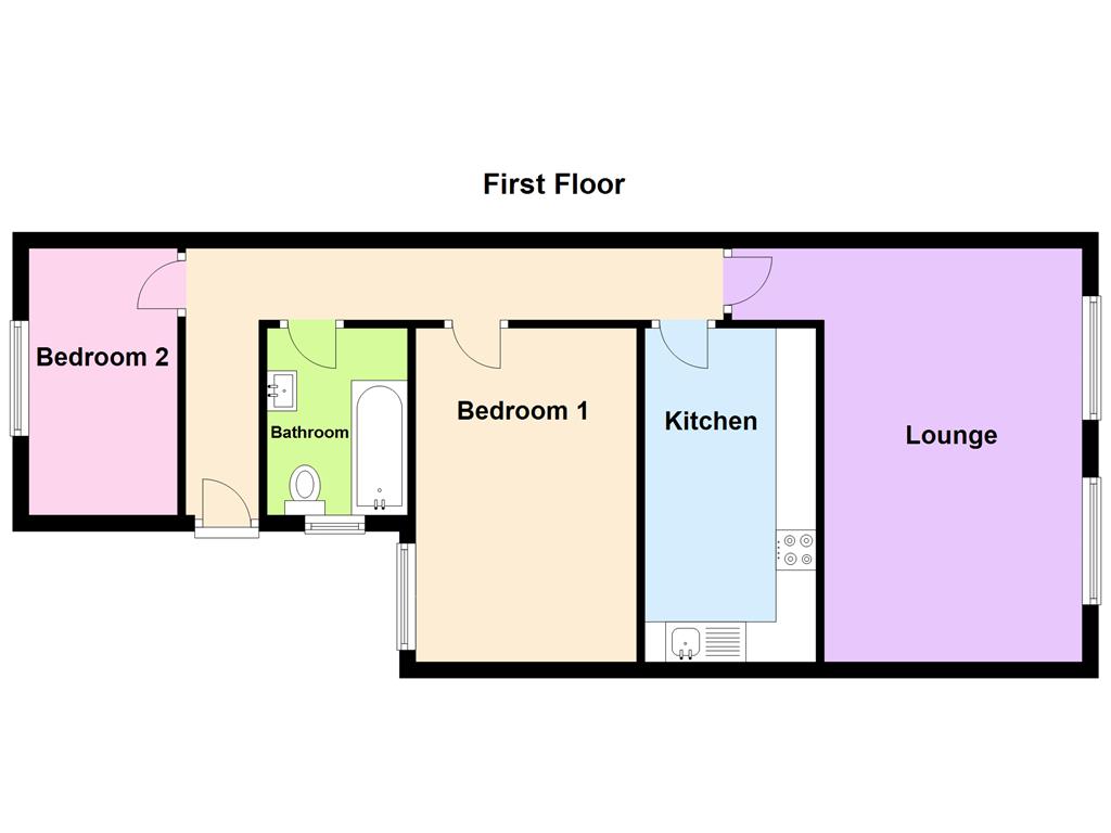 Gosport Road, Fareham PO16, 2 bedroom flat to rent 62232731