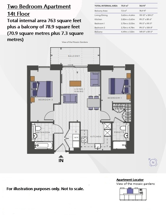 230 Silkstream, The Hyde, West Hendon floorplan