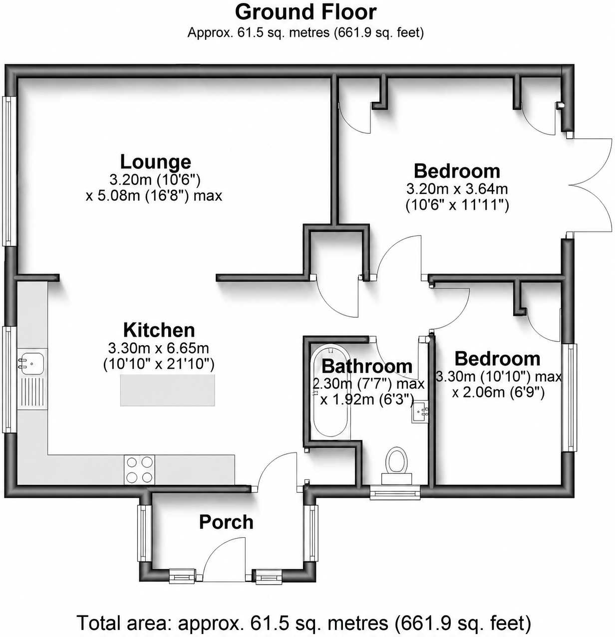 11, Raewood Avenue, Deeside floorplan
