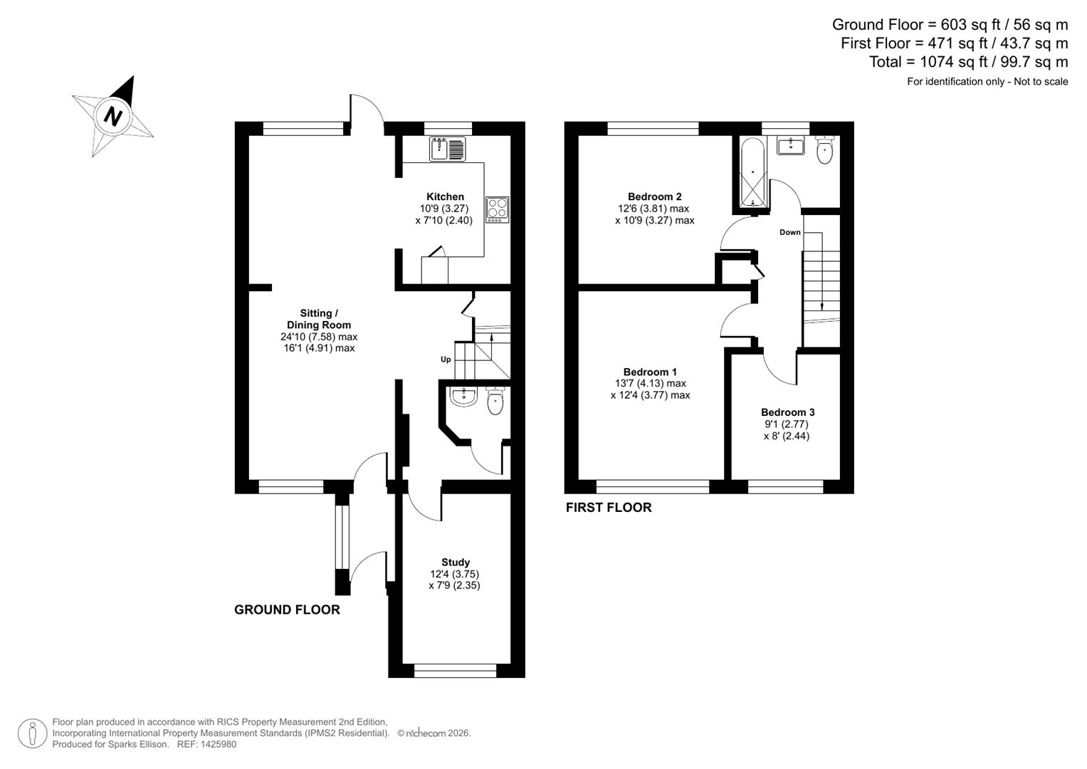 5, Brownhill Close, Chandler's Ford floorplan