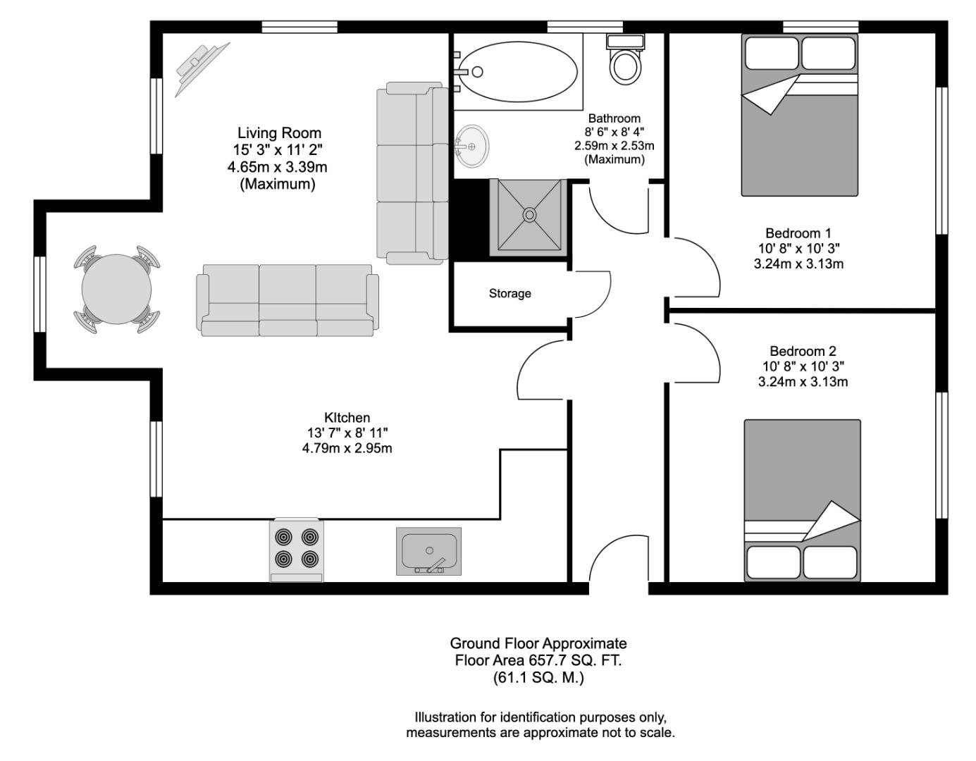 2 Bedrooms Flat for sale in Woodseats Mews, Woodseats, Sheffield S8