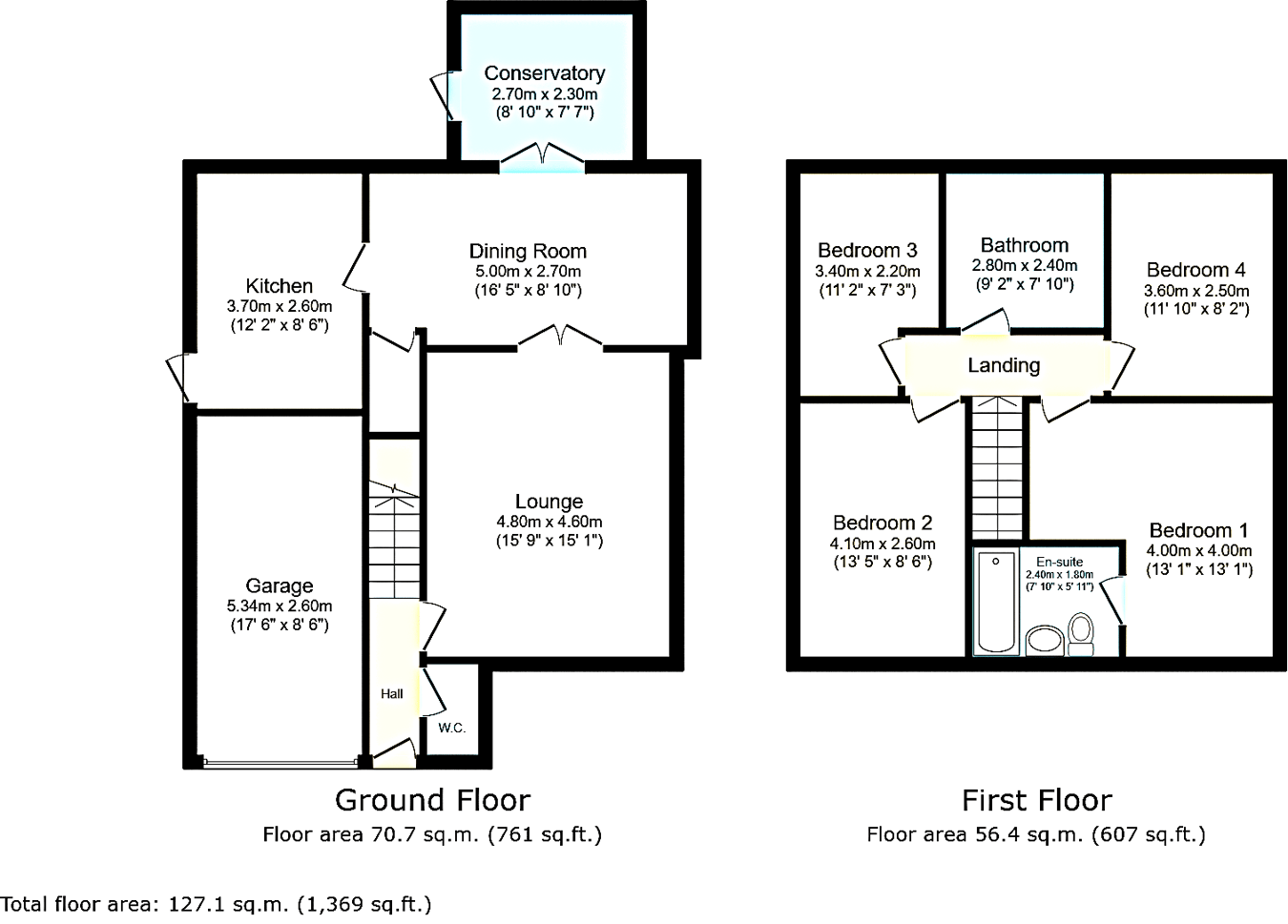 55, Durham Place, Chester le Street floorplan