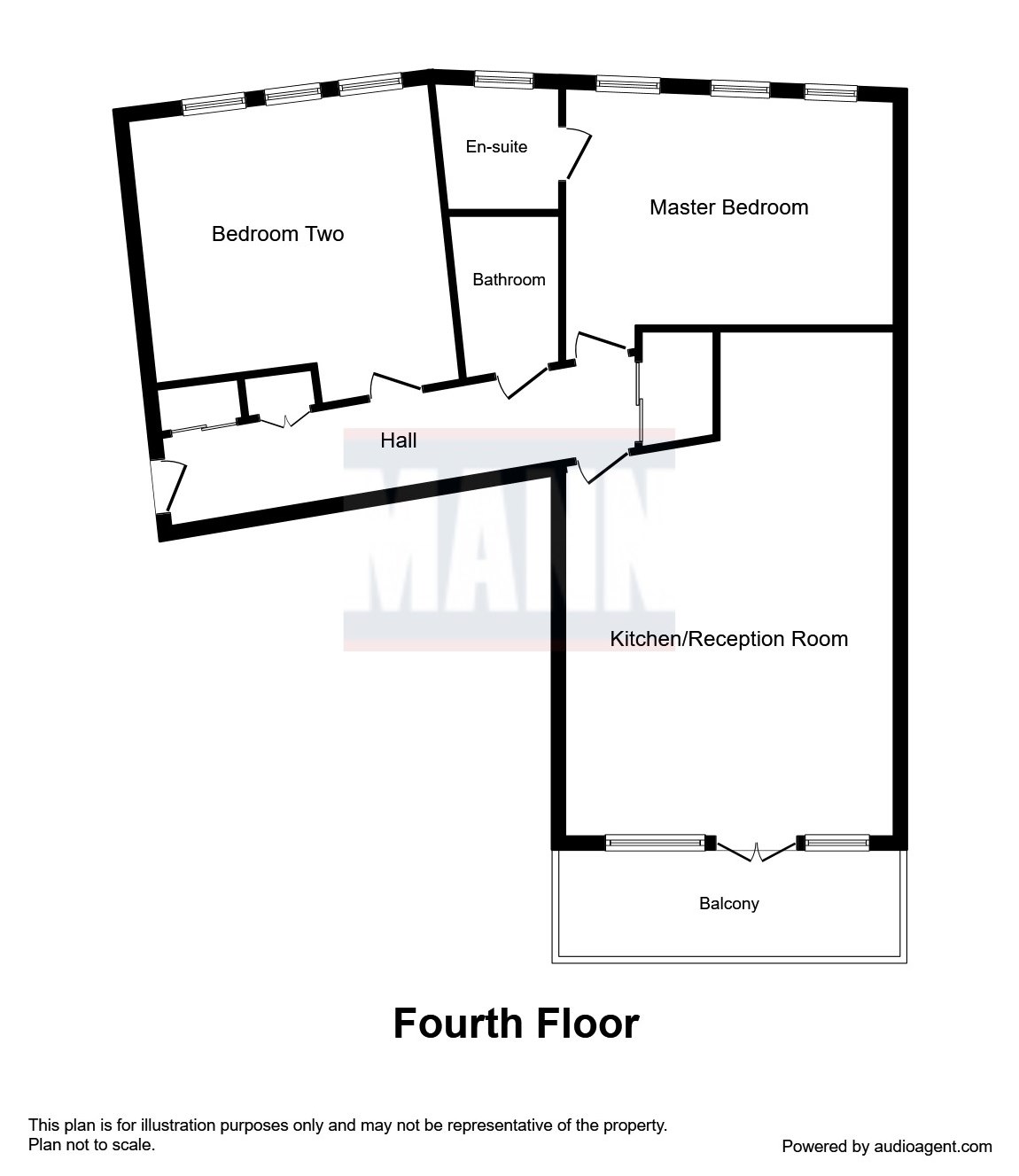 2 Bedrooms Flat to rent in Redwing Crescent, Greenhithe DA9