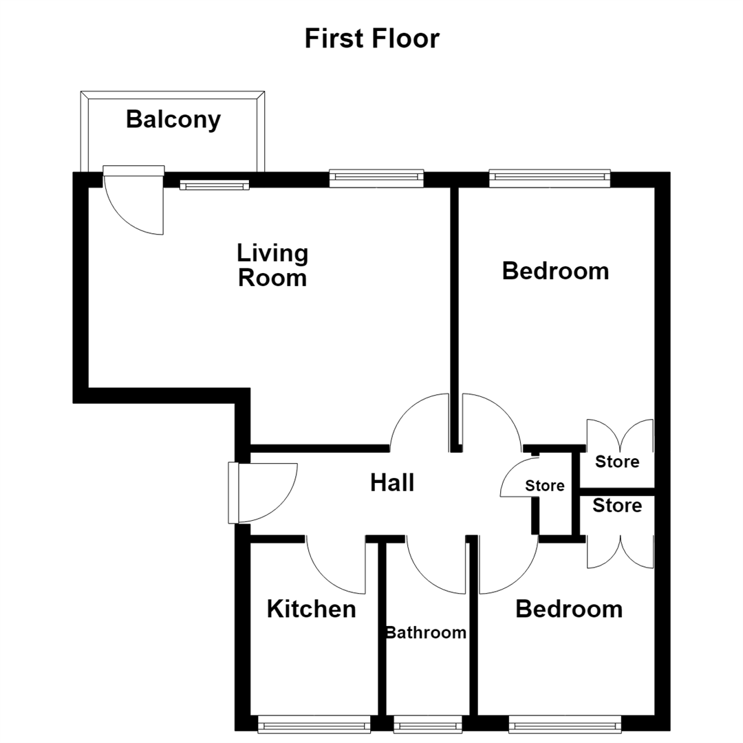 11 Cotswold Court, Hodder Drive, Greenford floorplan
