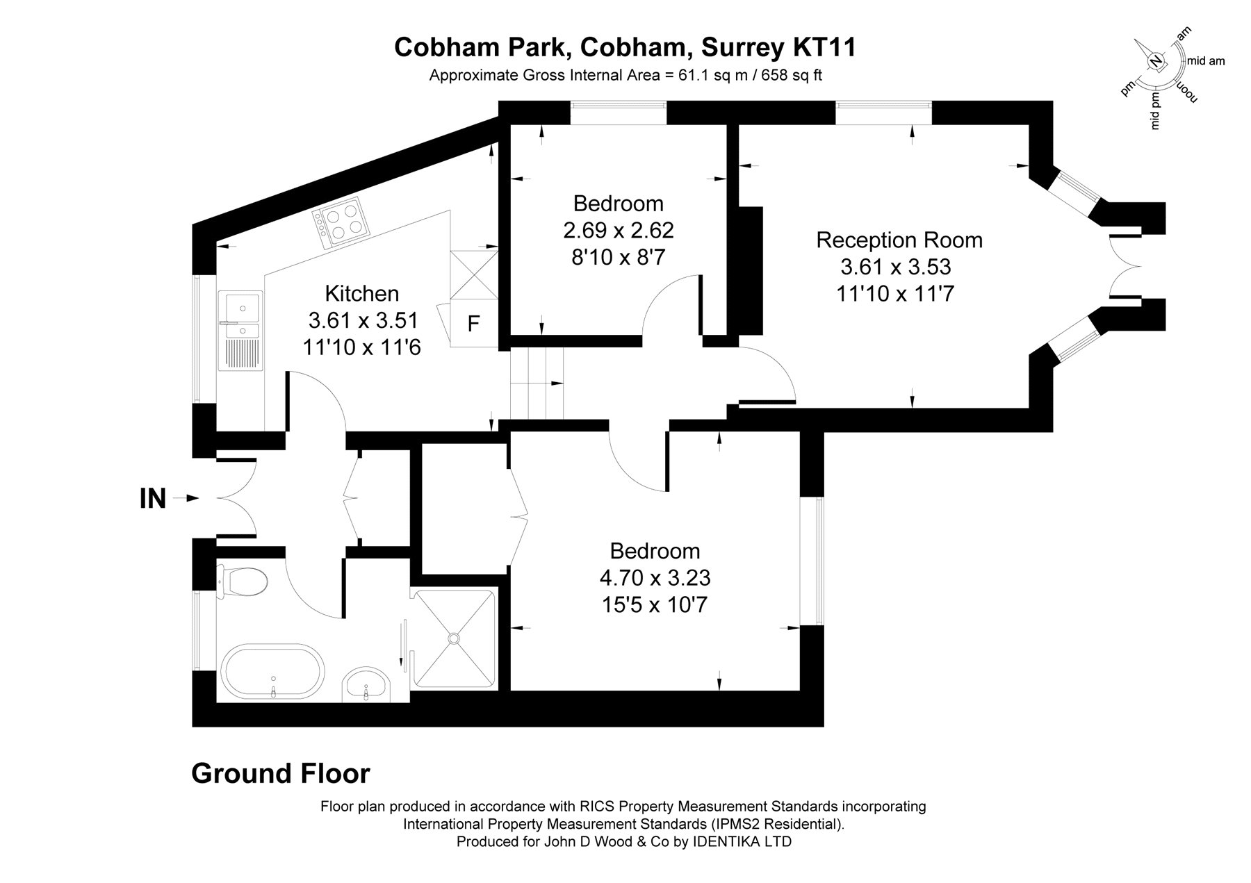 10, The Lodge, Cobham floorplan