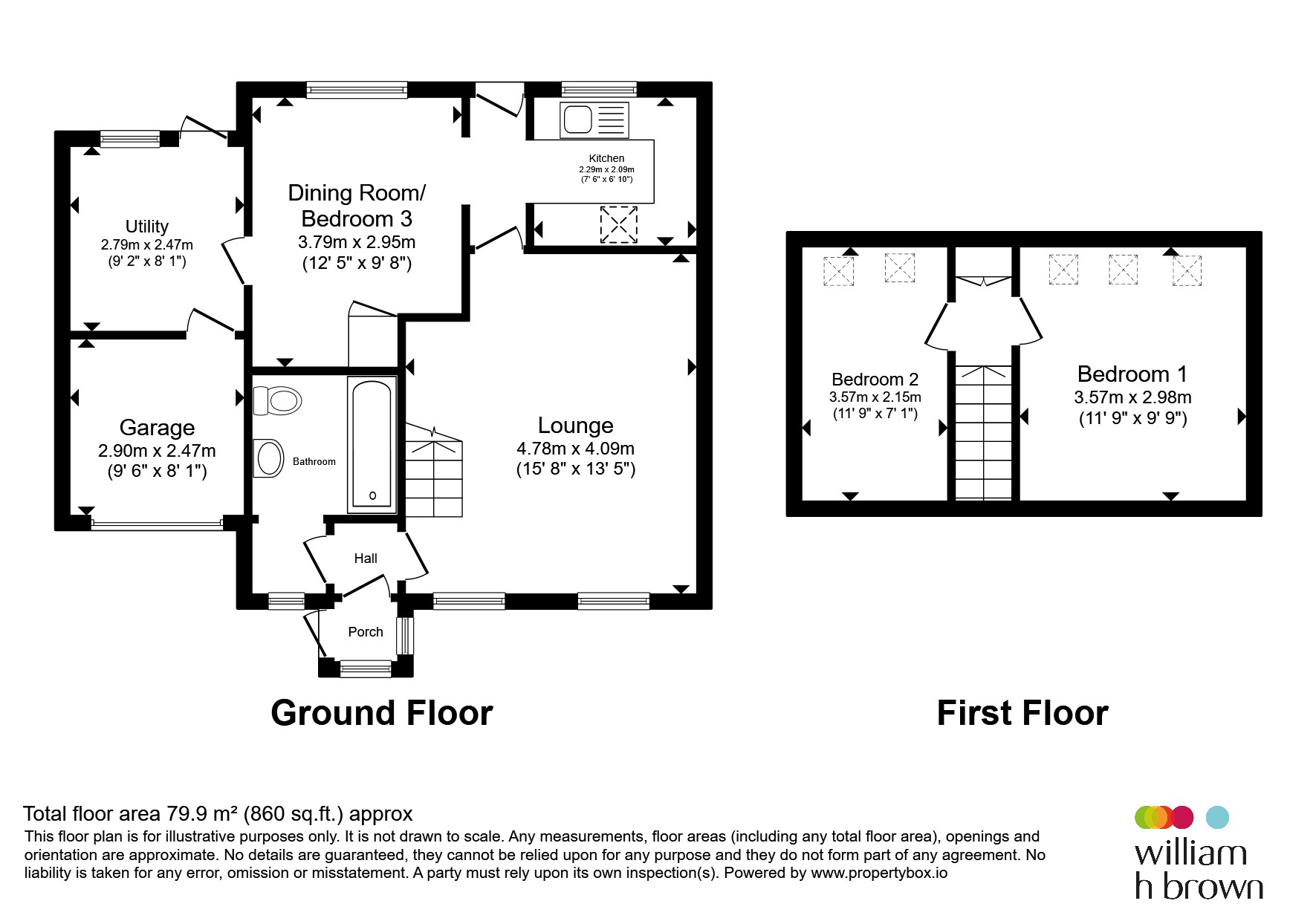 6, Clover Way, Great Yarmouth floorplan
