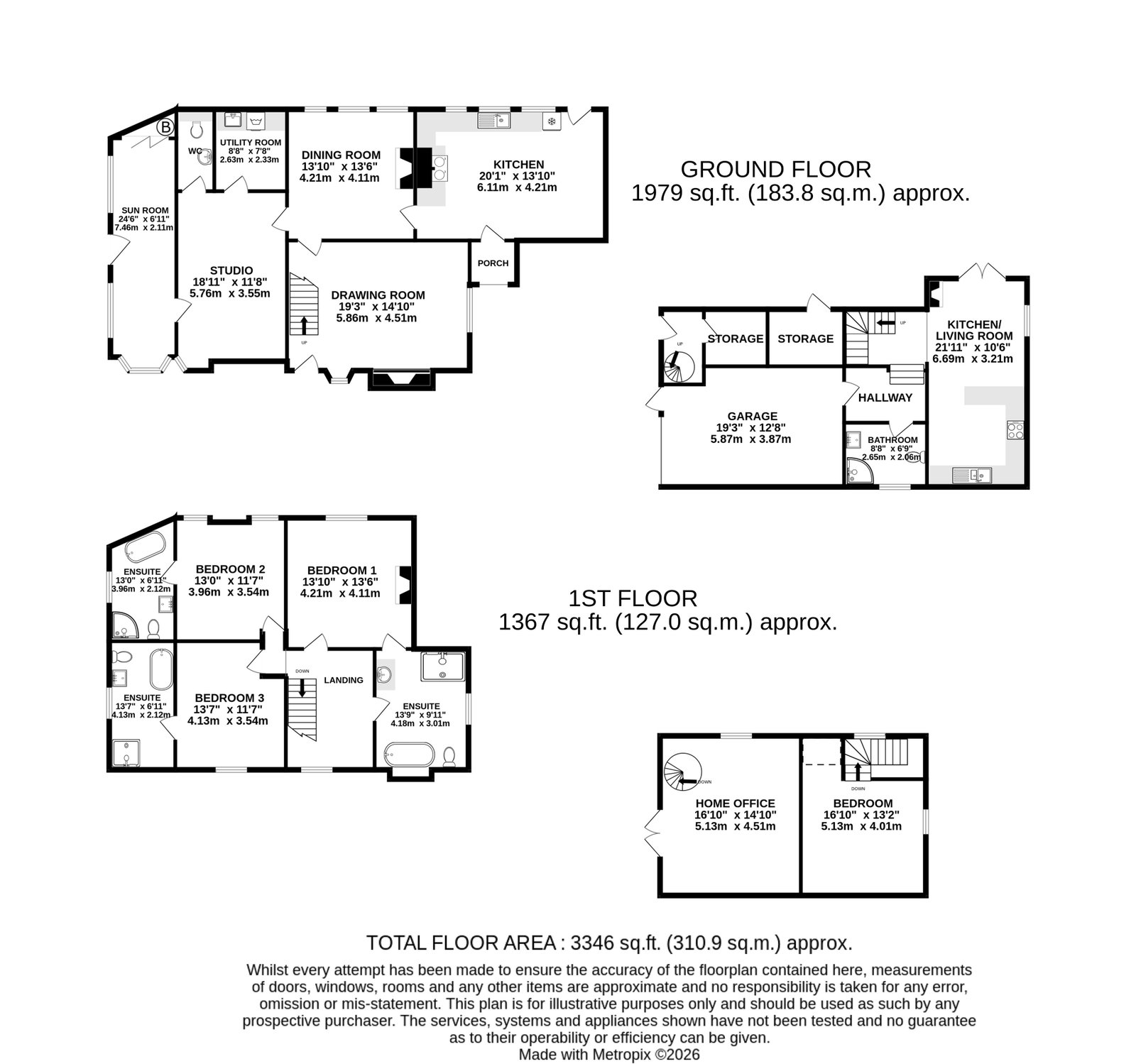 The Market House, Bearwood Lane, Leominster floorplan